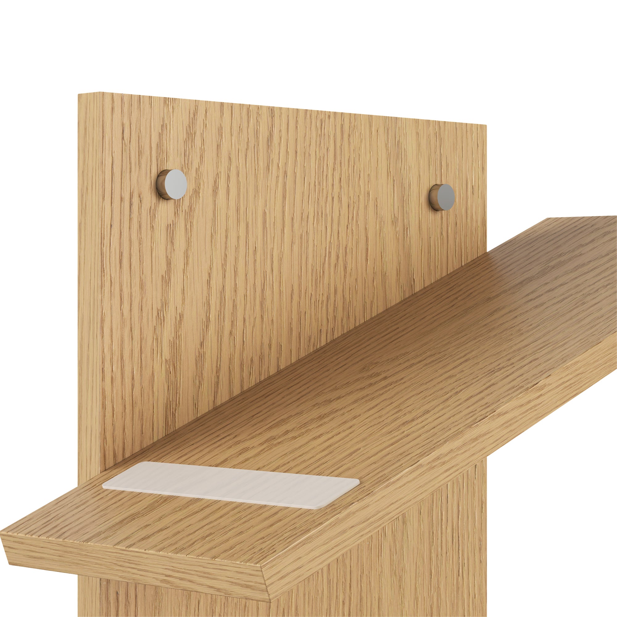 YOWOS Chiaroscuro Series Thor Z-Shaped Wall-Mounted Shoe Shelf for 6 Pairs of Shoes