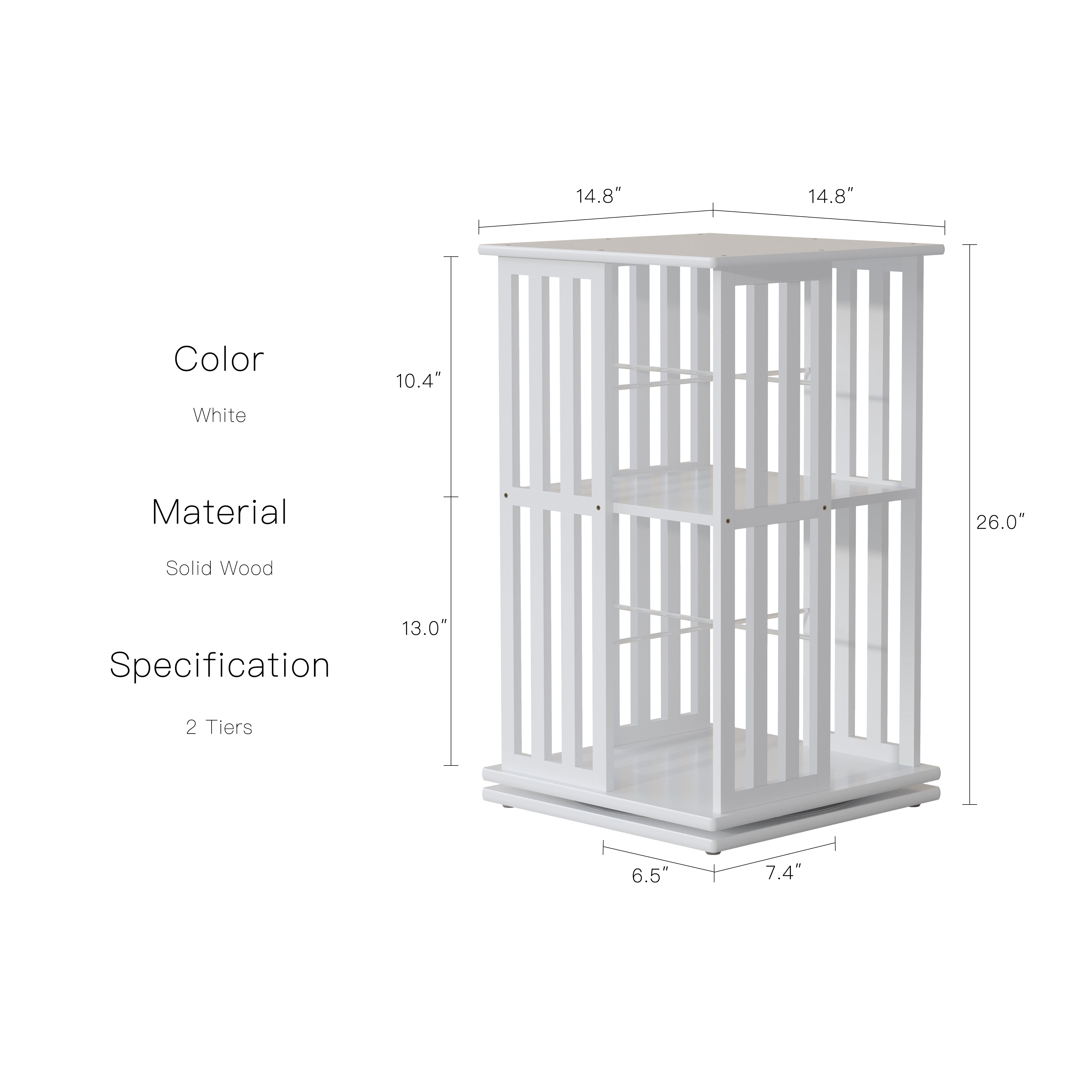YOWOS Meridian 360° Rotating Storage Rack