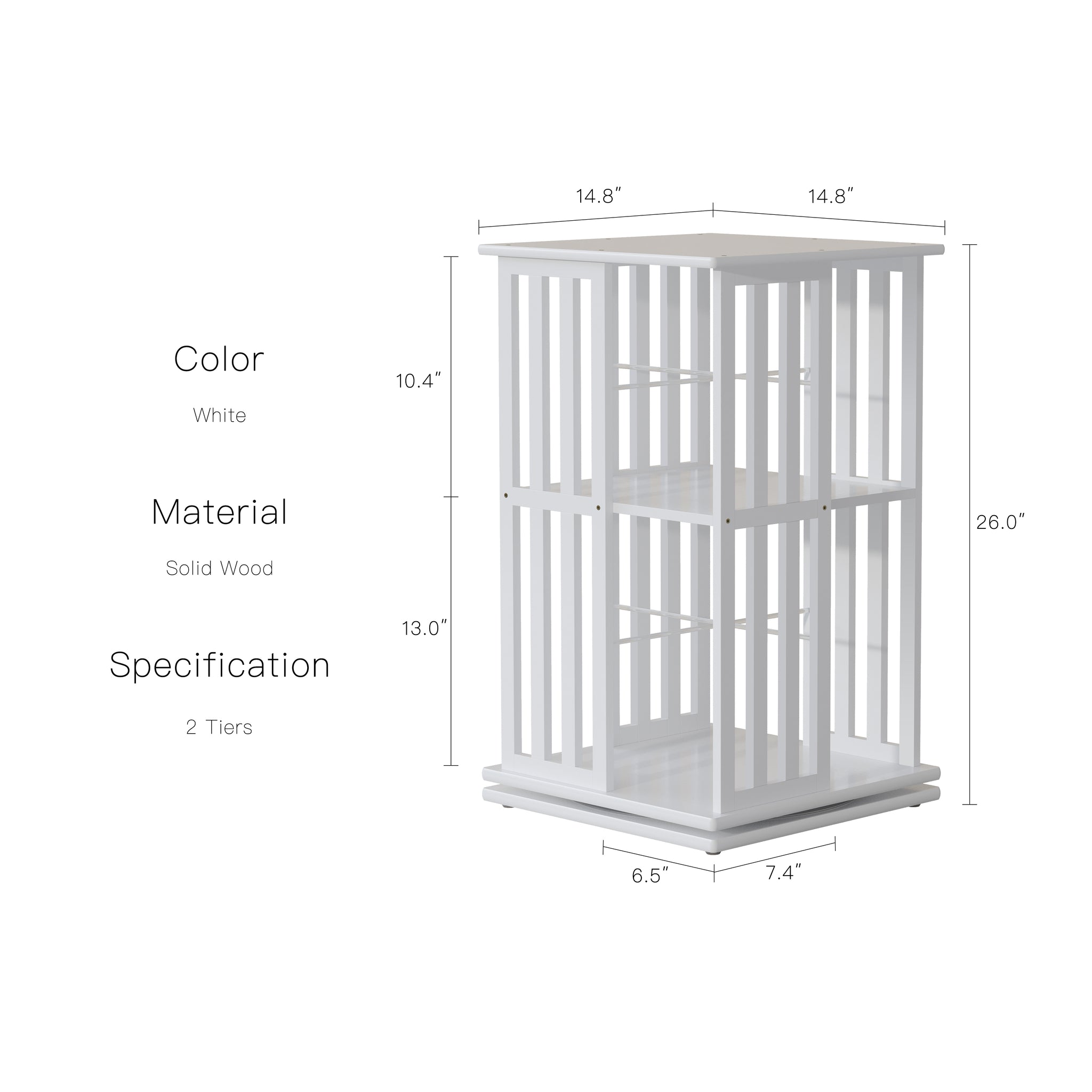 YOWOS Meridian 360° Rotating Storage Rack