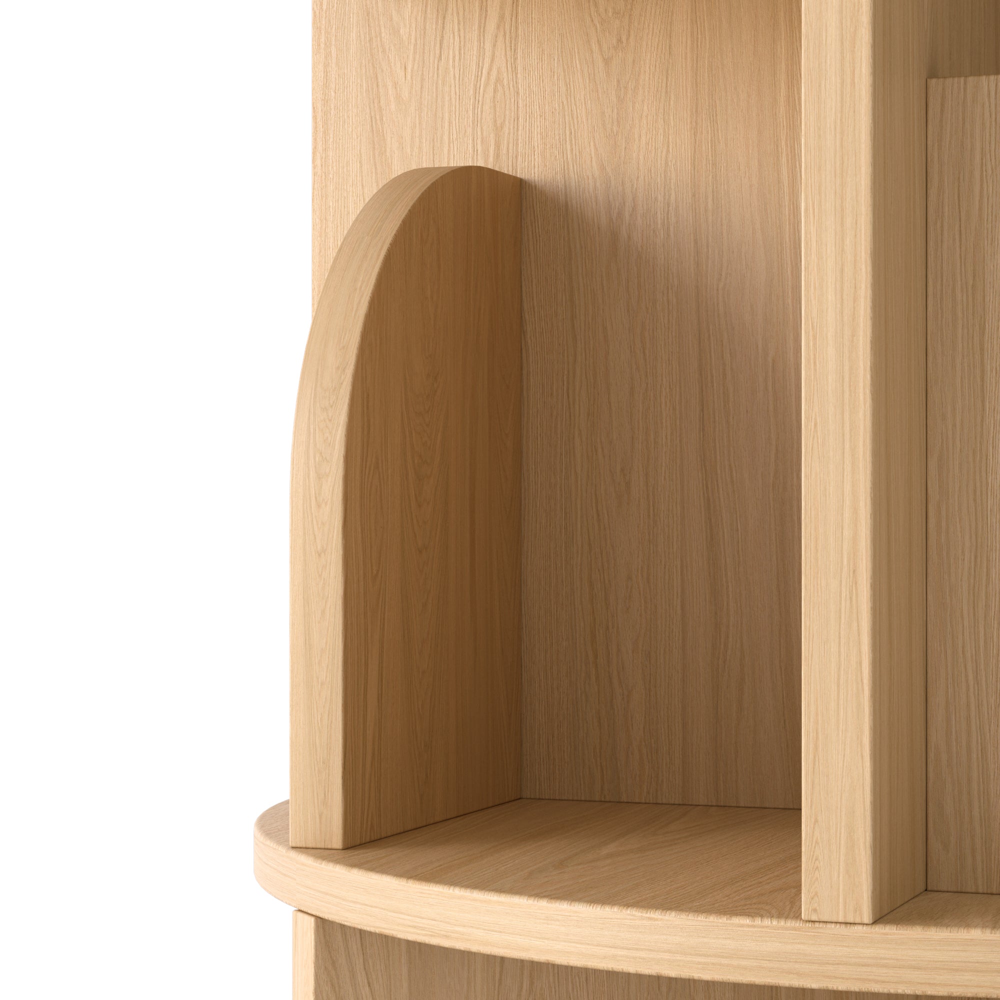 YOWOS Vortex Series Circinus Core 360° Rotating Bookshelf / Storage Rack