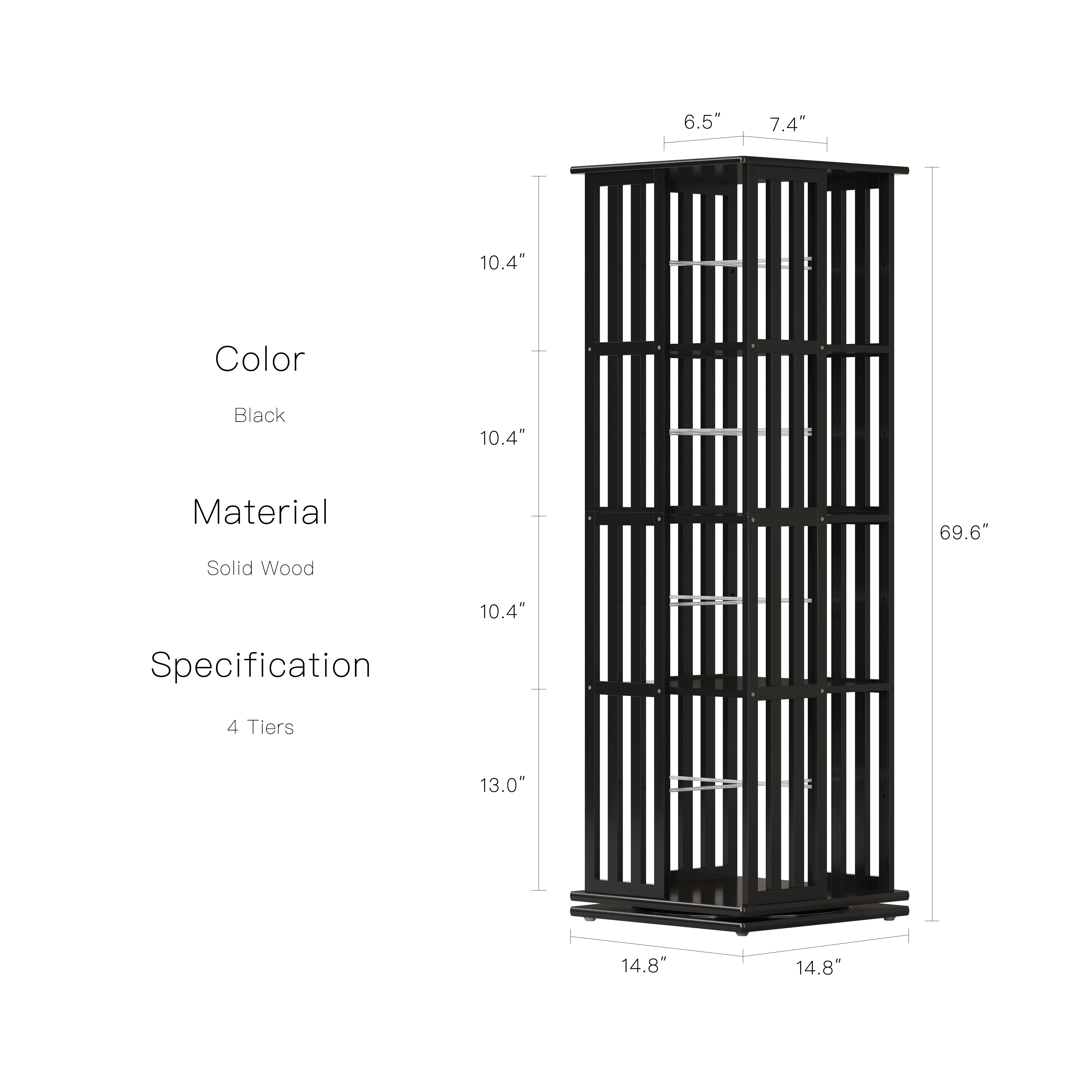 YOWOS Meridian 360° Rotating Storage Rack