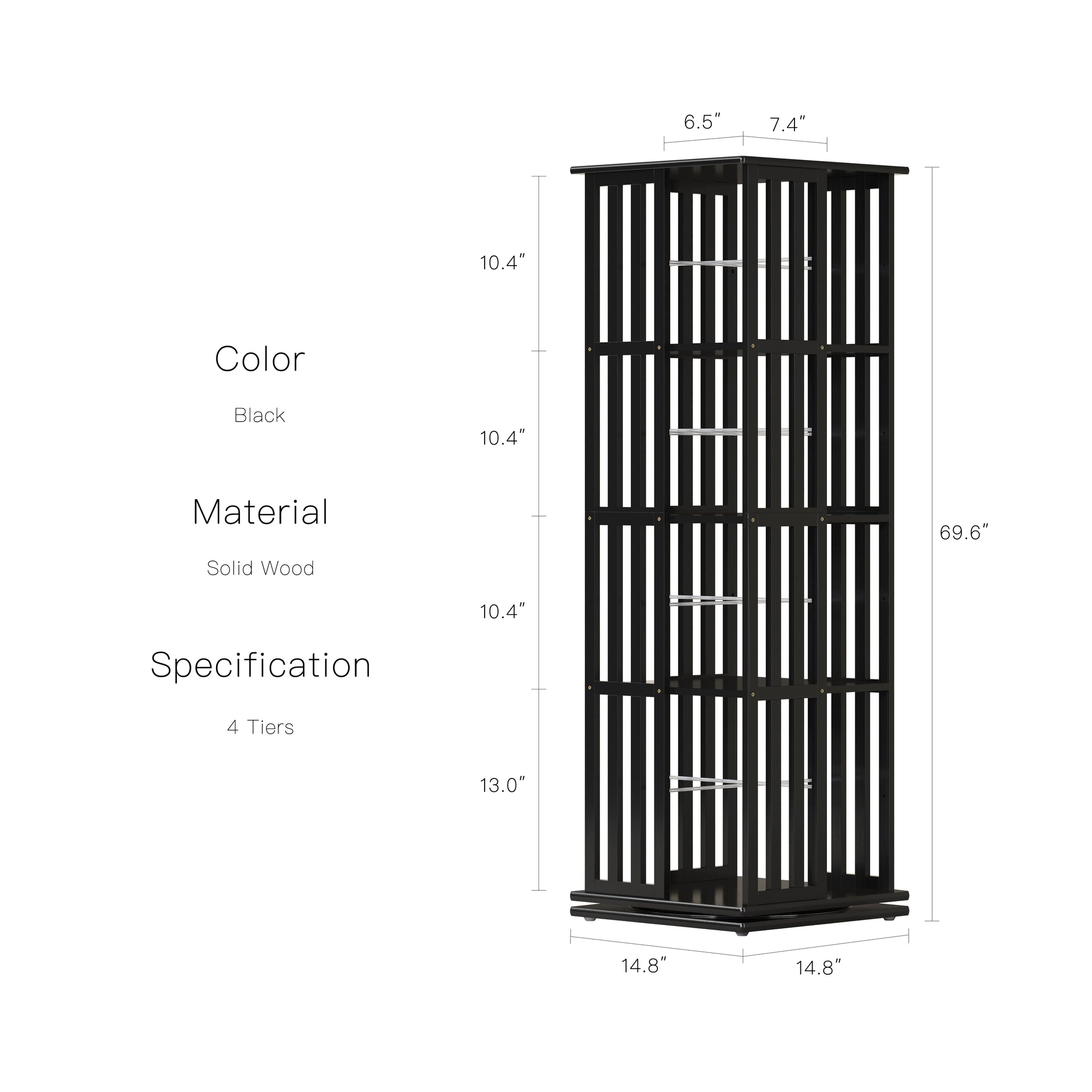 YOWOS Meridian 360° Rotating Storage Rack