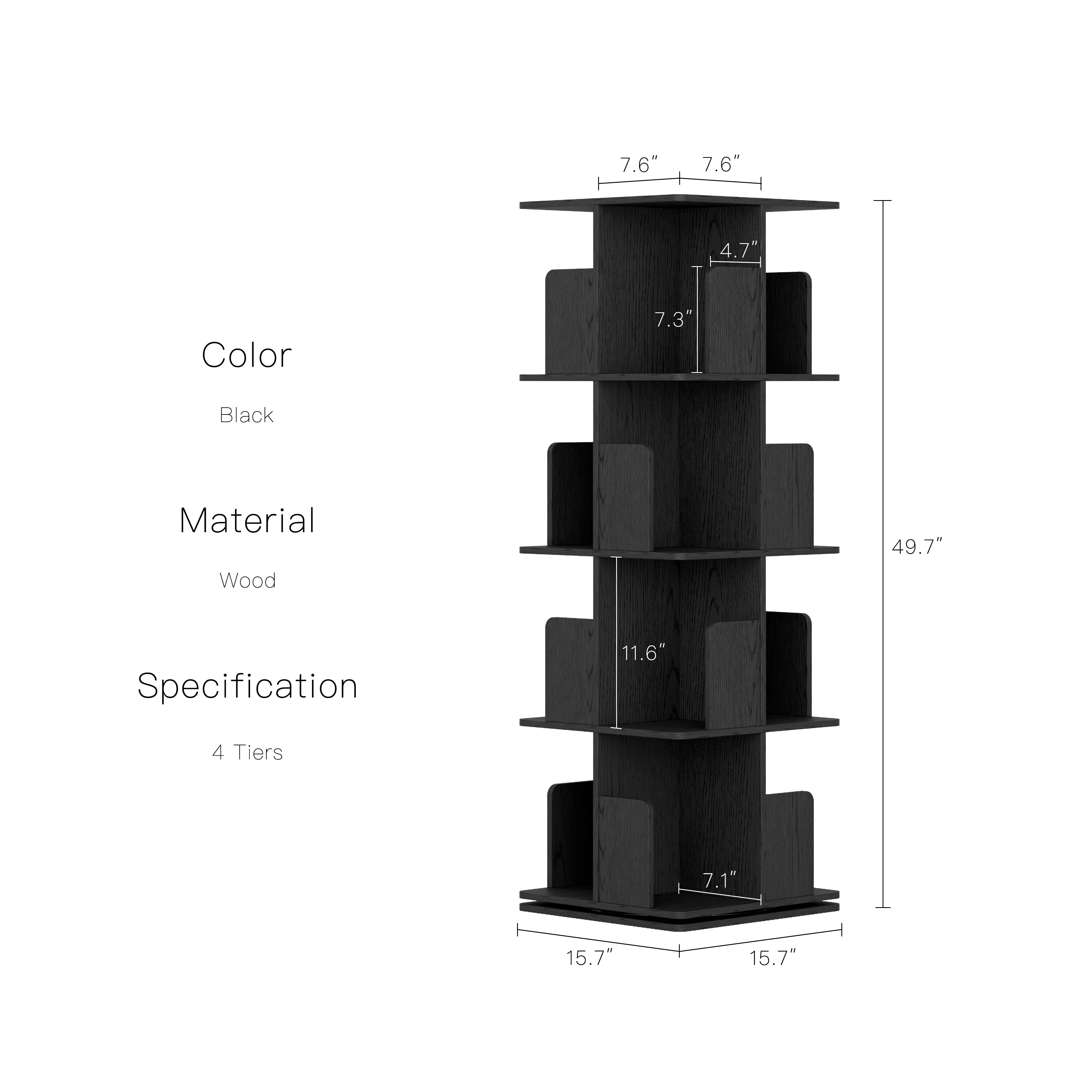 YOWOS Vitru Spin 360° Rotating Storage Rack