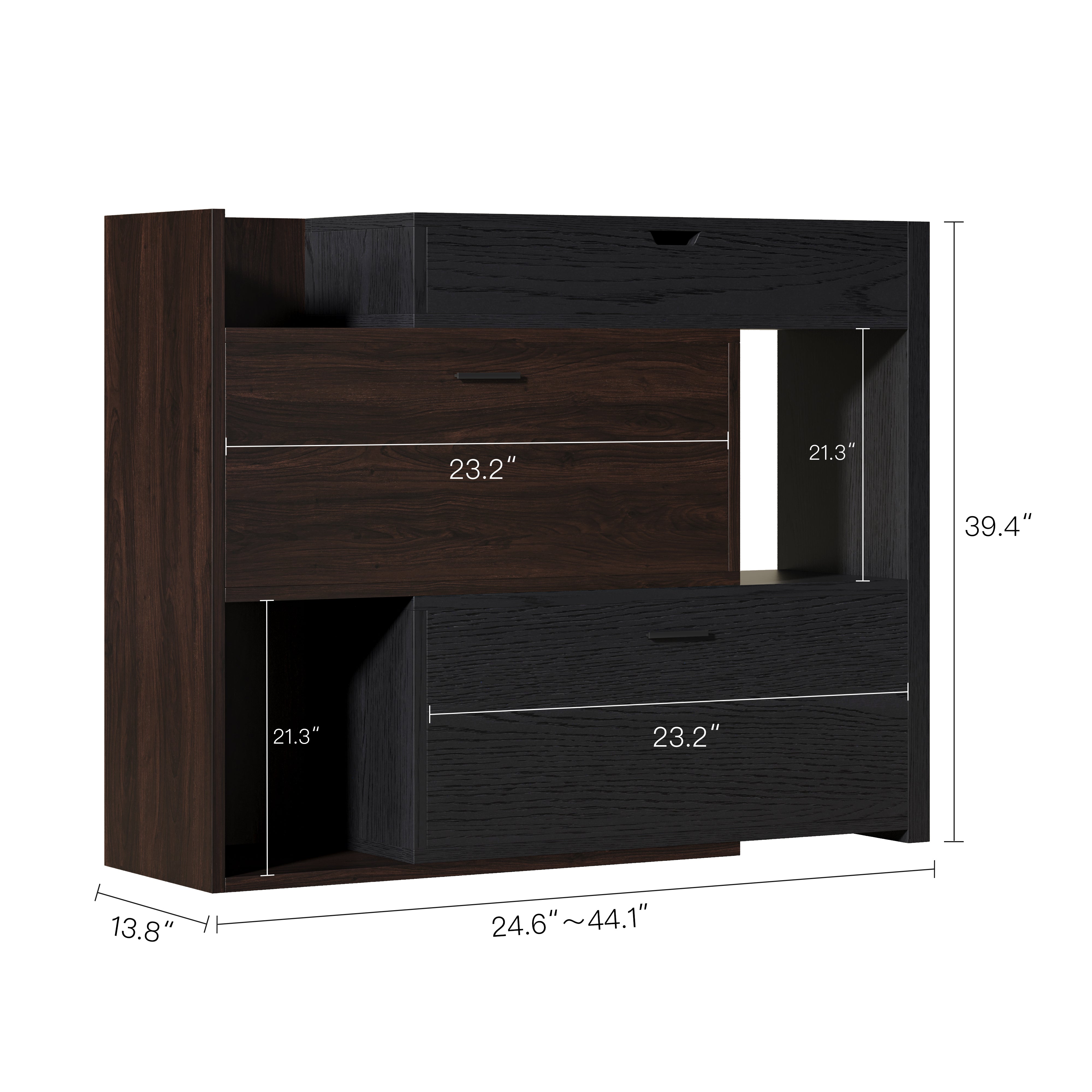 YOWOS Entryway Shoe Cabinet Storage Telescopic Shoe Rack-Clearance Sale-4 left