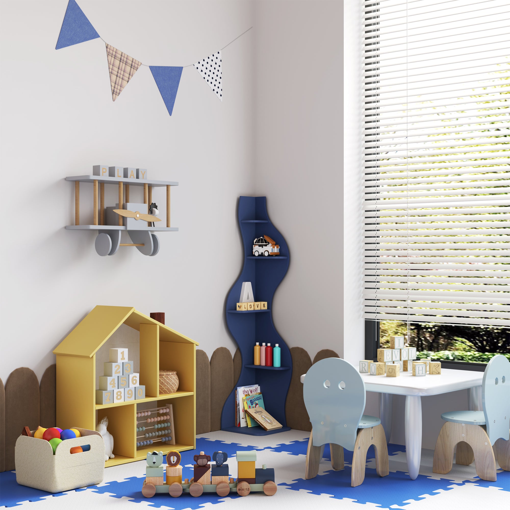 YOWOS Viva La Vida Series Flamenco Wave Display Shelf