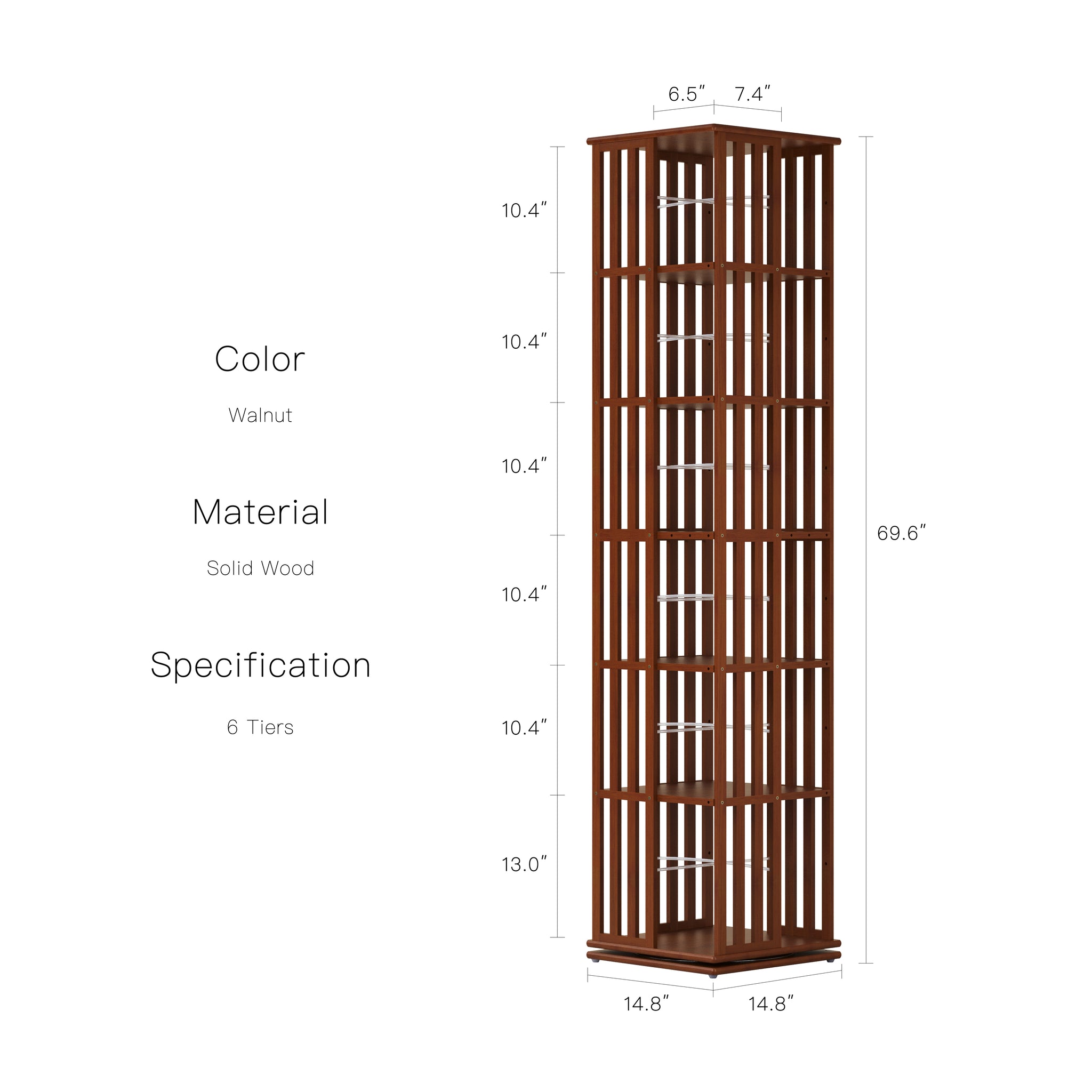 YOWOS Meridian 360° Rotating Storage Rack