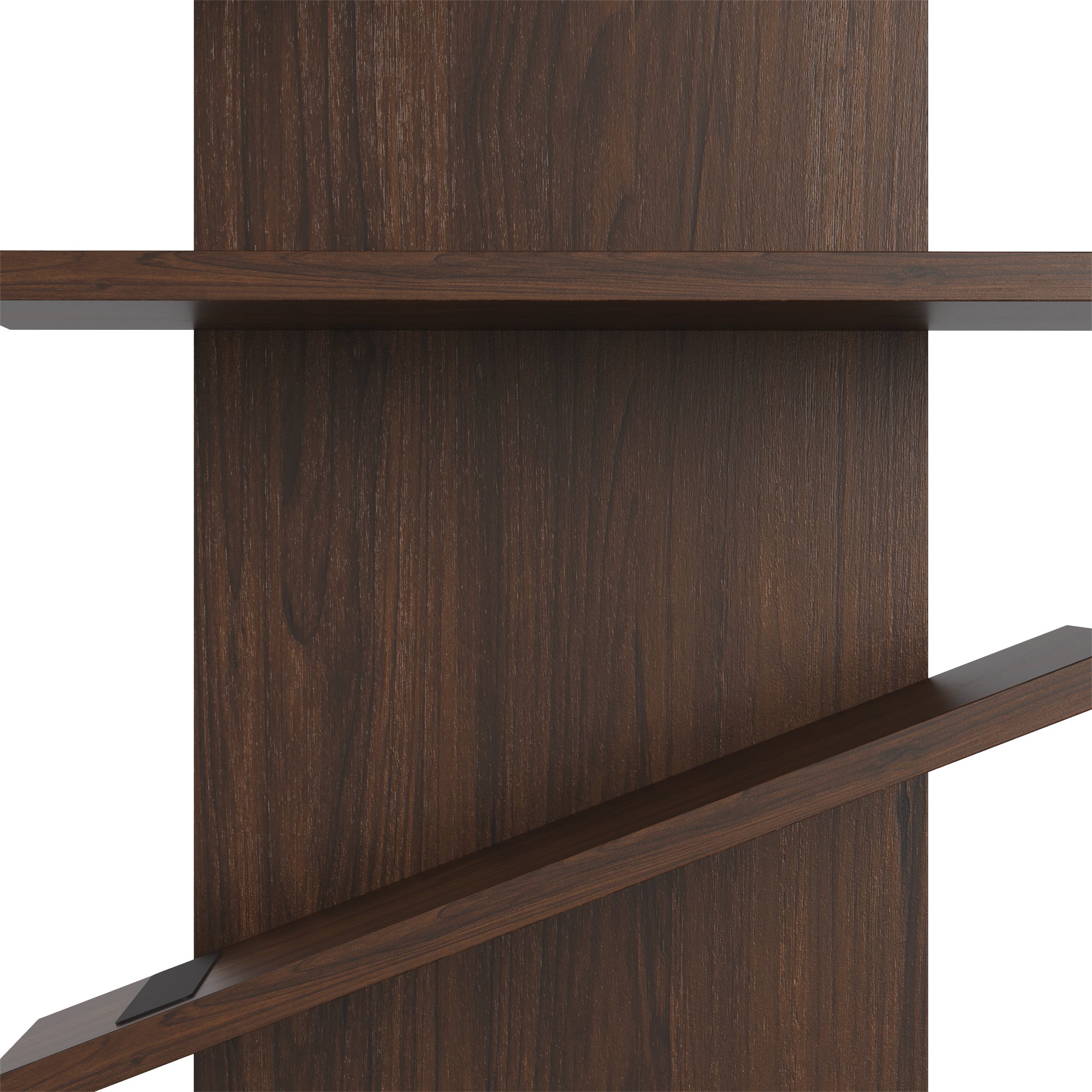 YOWOS Chiaroscuro Series Thor Z-Shaped Wall-Mounted Shoe Shelf for 6 Pairs of Shoes