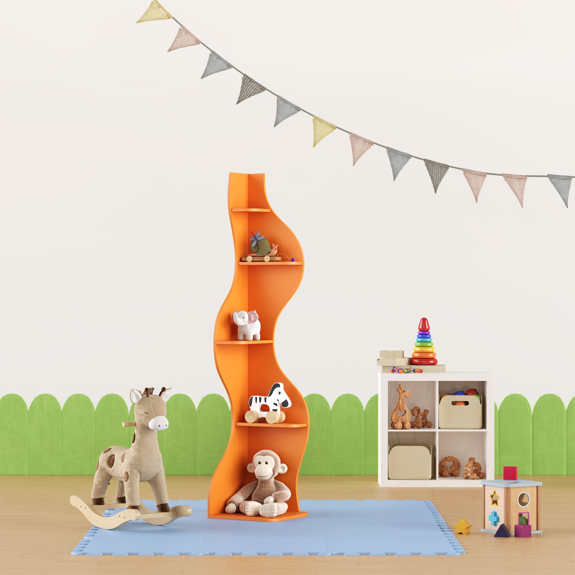 YOWOS Viva La Vida Series Flamenco Wave Display Shelf