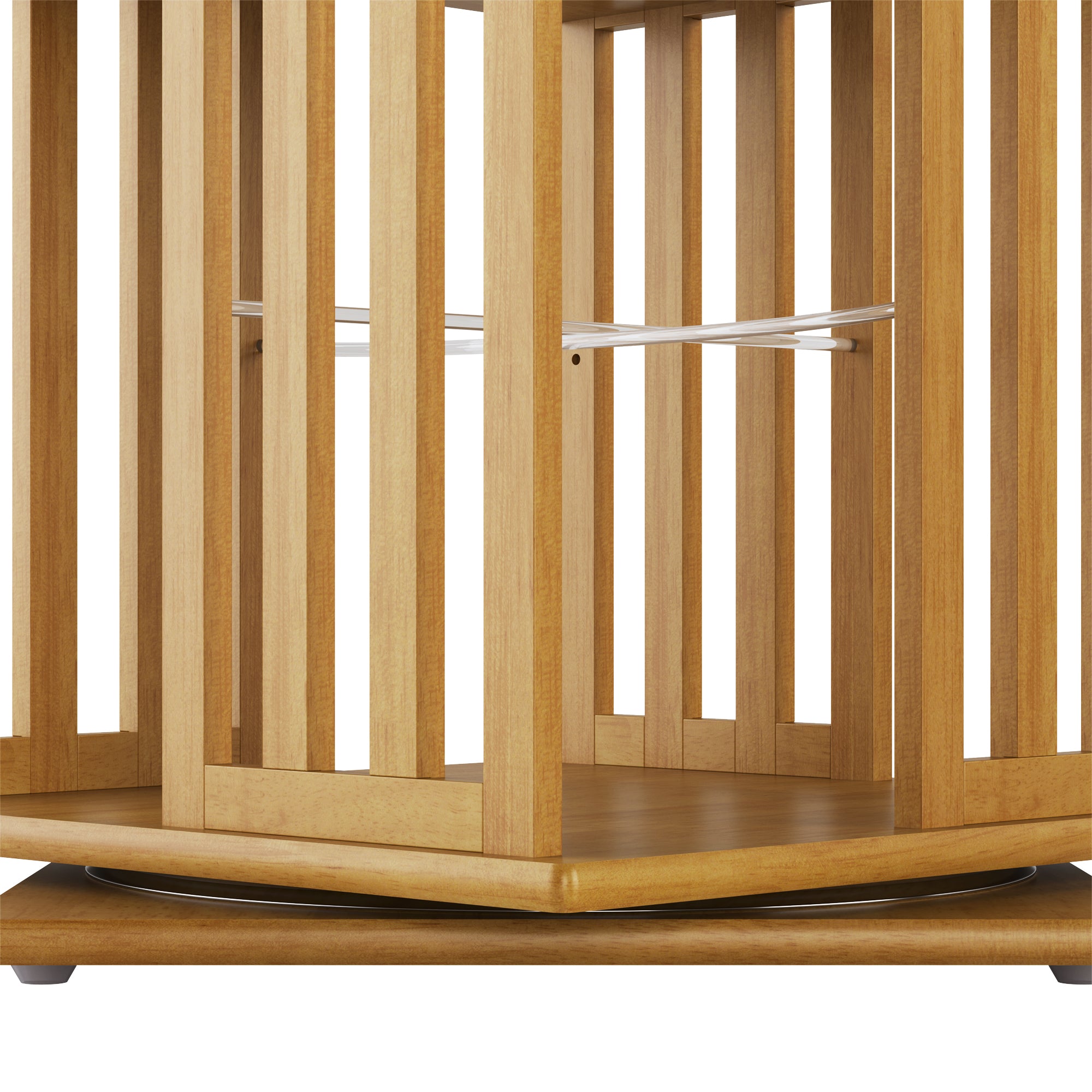 YOWOS Vortex Series Meridian 360° Rotating Bookshelf /CD Organizer