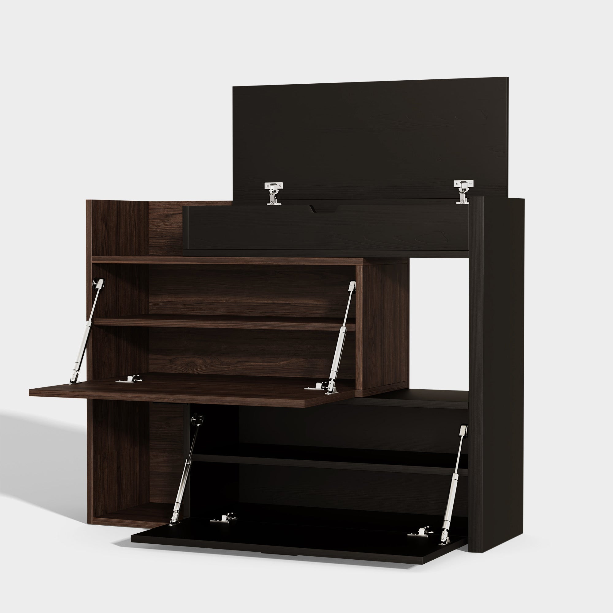 YOWOS Entryway Shoe Cabinet Storage Telescopic Shoe Rack-Clearance Sale-4 left