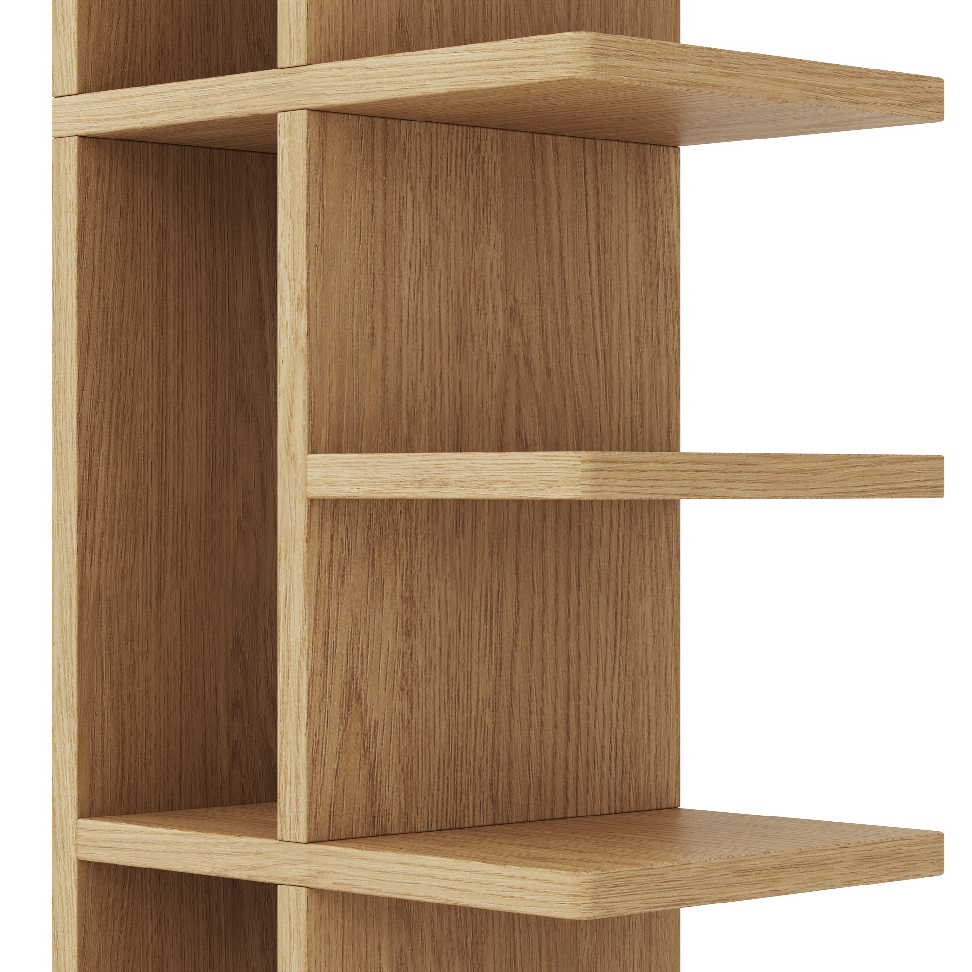 YOWOS Chiaroscuro Series Mirage 9-Tier Vertical Invisible Bookshelf