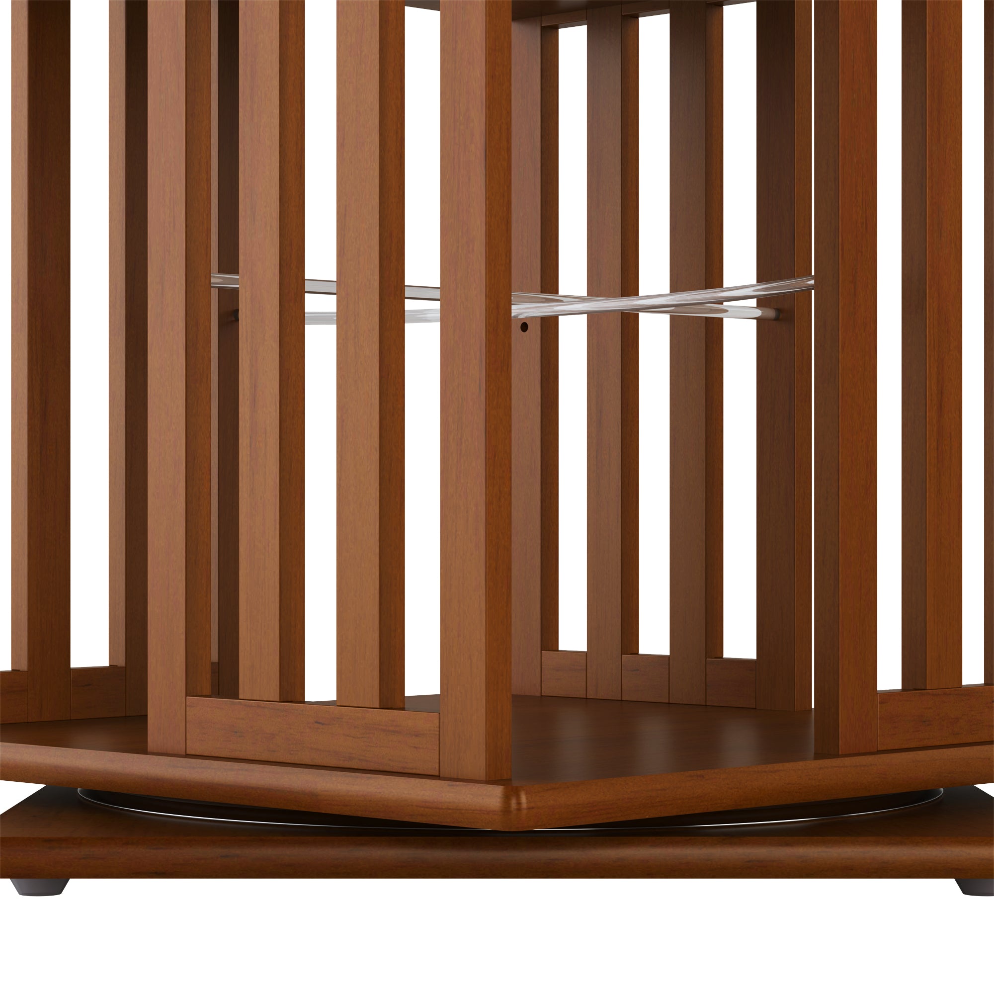 YOWOS Vortex Series Meridian 360° Rotating Bookshelf /CD Organizer