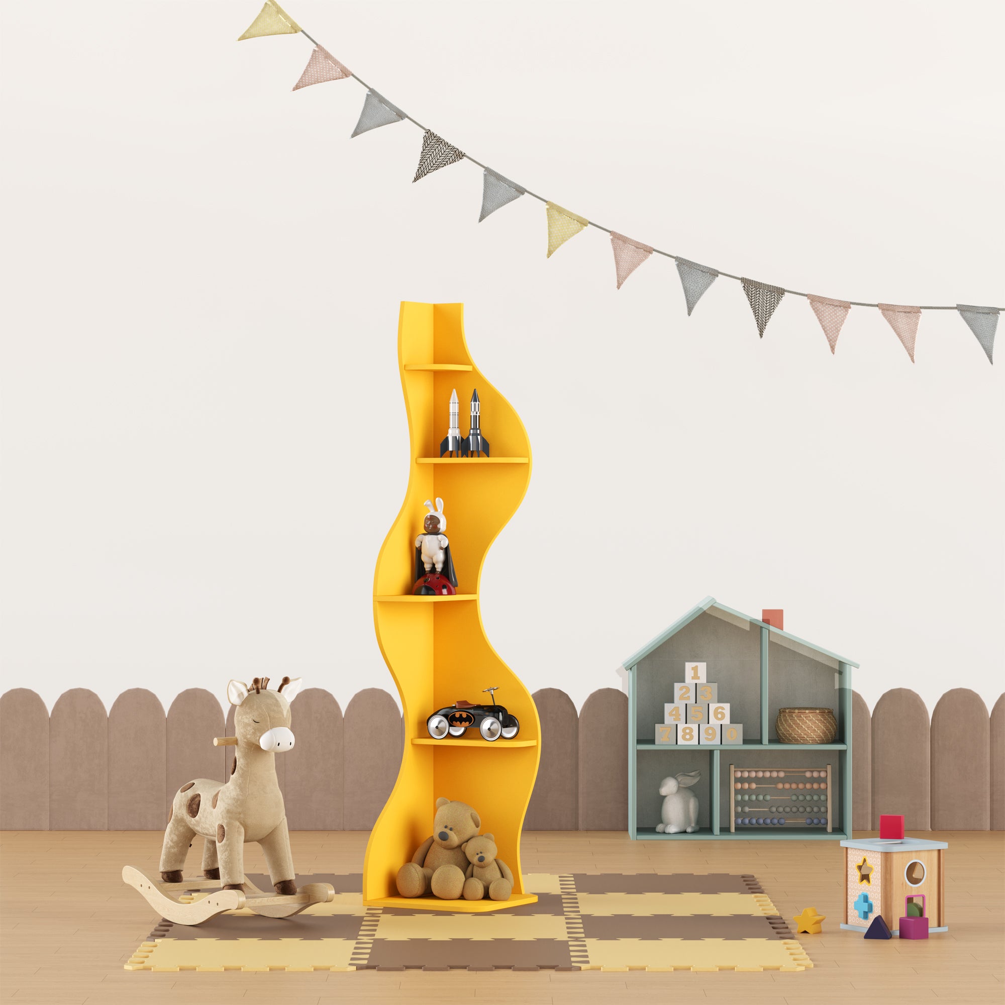 YOWOS Viva La Vida Series Flamenco Wave Display Shelf