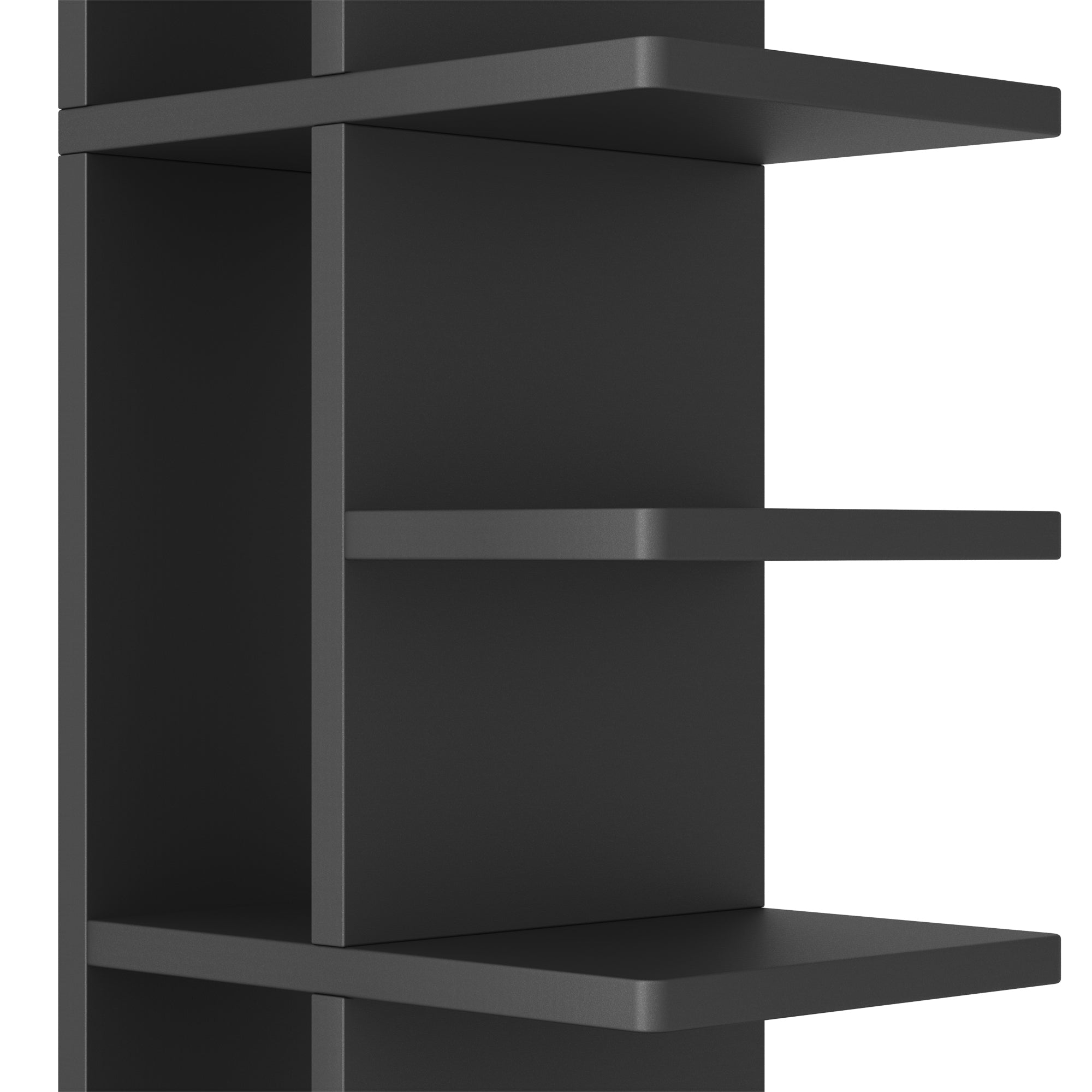 YOWOS Chiaroscuro Series Mirage 9-Tier Vertical Invisible Bookshelf