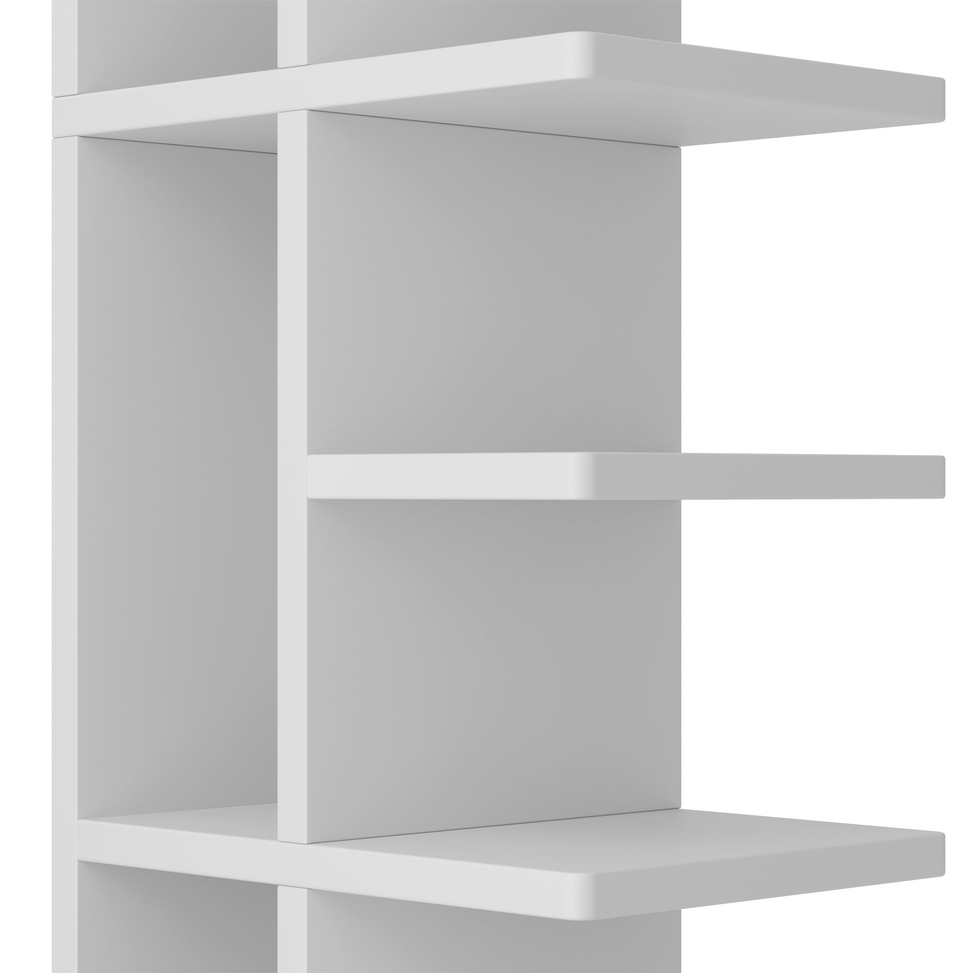 YOWOS Chiaroscuro Series Mirage 9-Tier Vertical Invisible Bookshelf