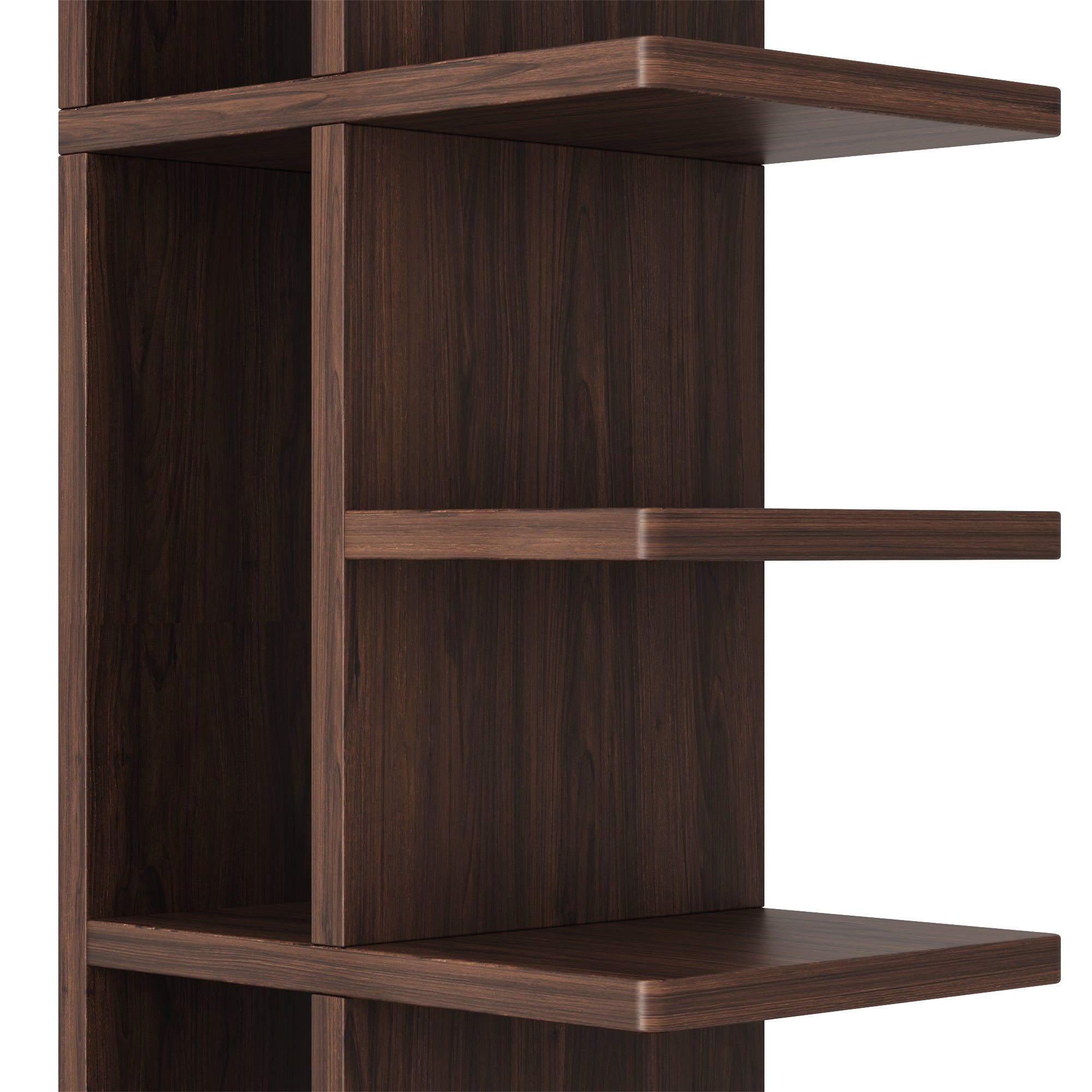 YOWOS Chiaroscuro Series Mirage 9-Tier Vertical Invisible Bookshelf
