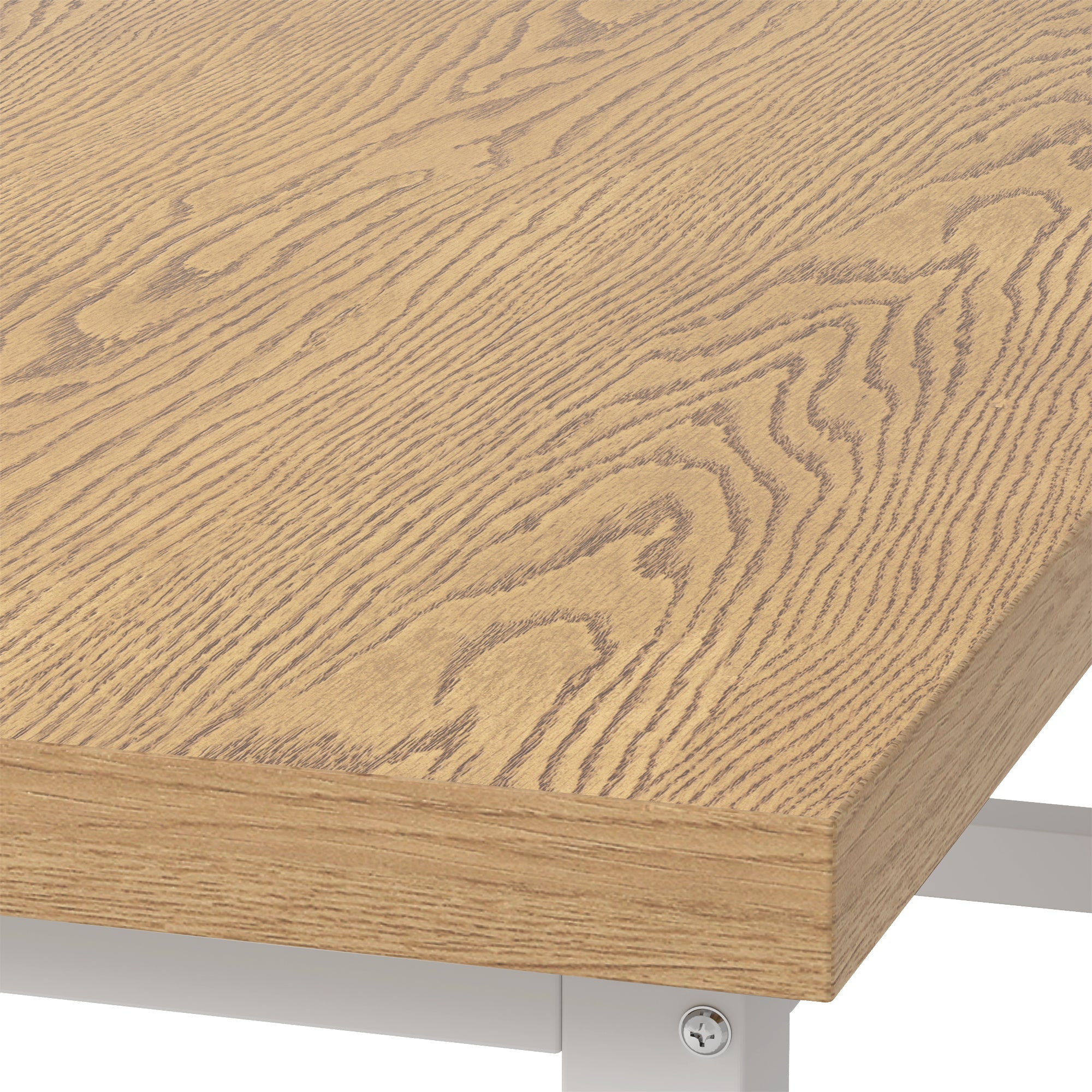 YOWOS Worktop Series Steelstride Ergonomic Computer Desk Wood Natural 61.0