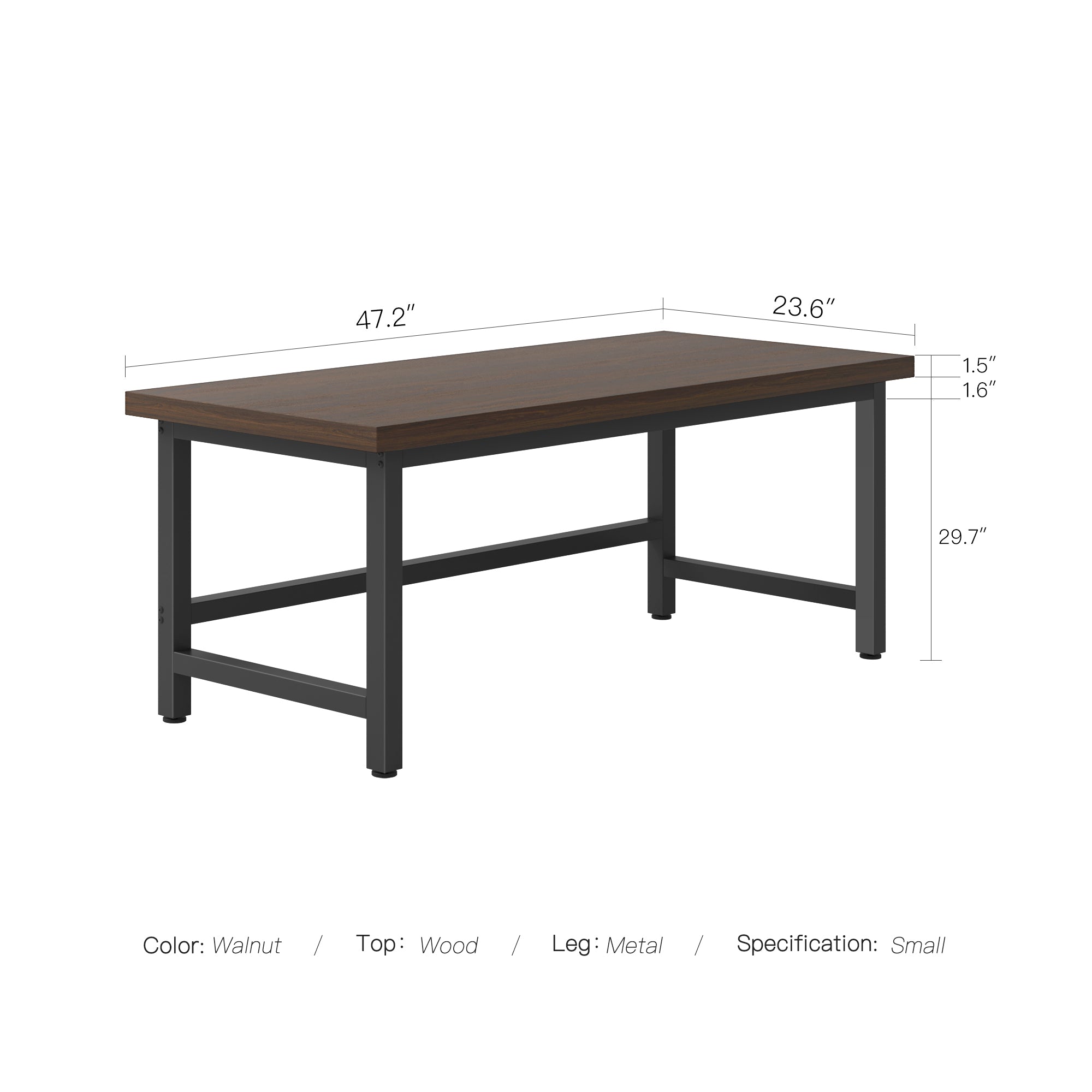 YOWOS Worktop Series Steelstride 47''&61'' Ergonomic Computer Desk / Office Desk-Clearance Sale-7 left