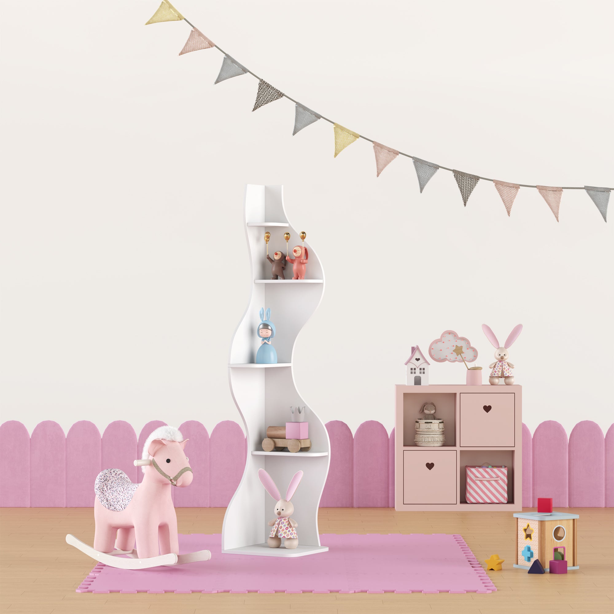 YOWOS Viva La Vida Series Flamenco Wave Display Shelf