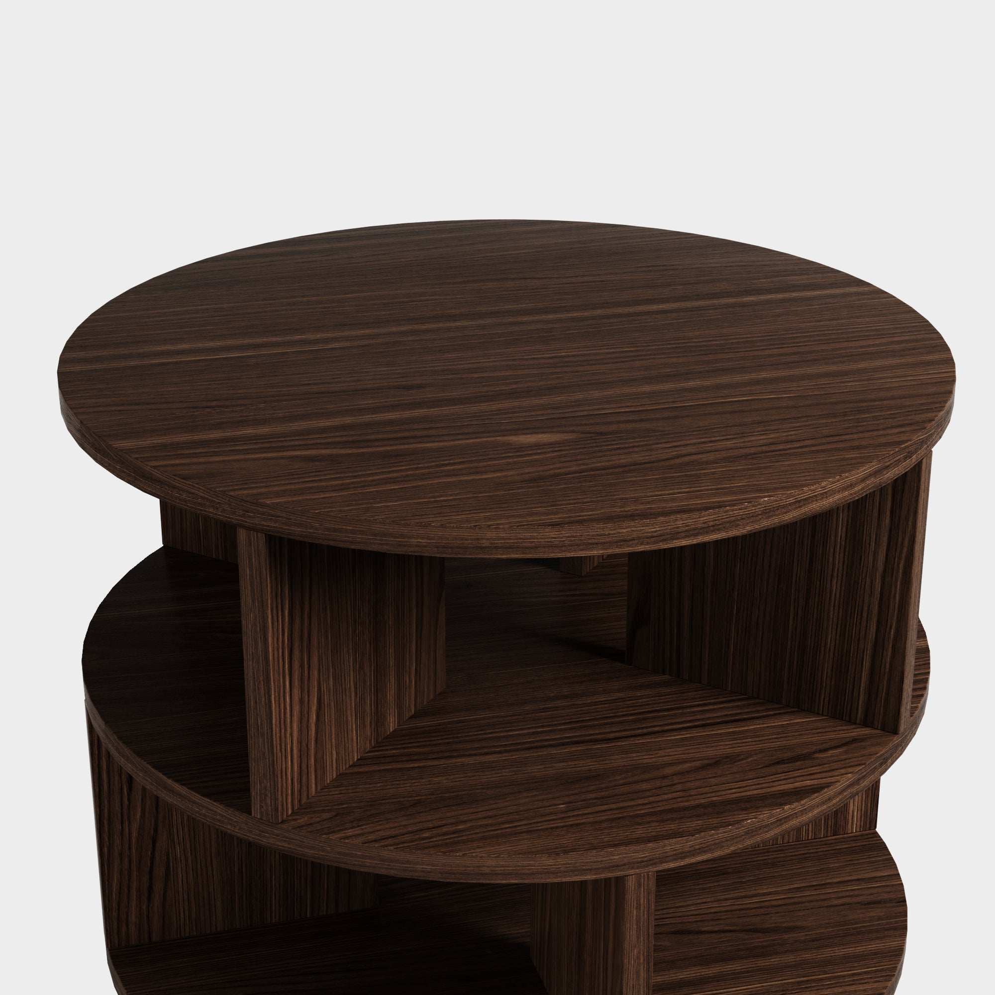 YOWOS Vintage Round Rotating Shoe Rack Tower On Wheels-Clearance Sale-3 left