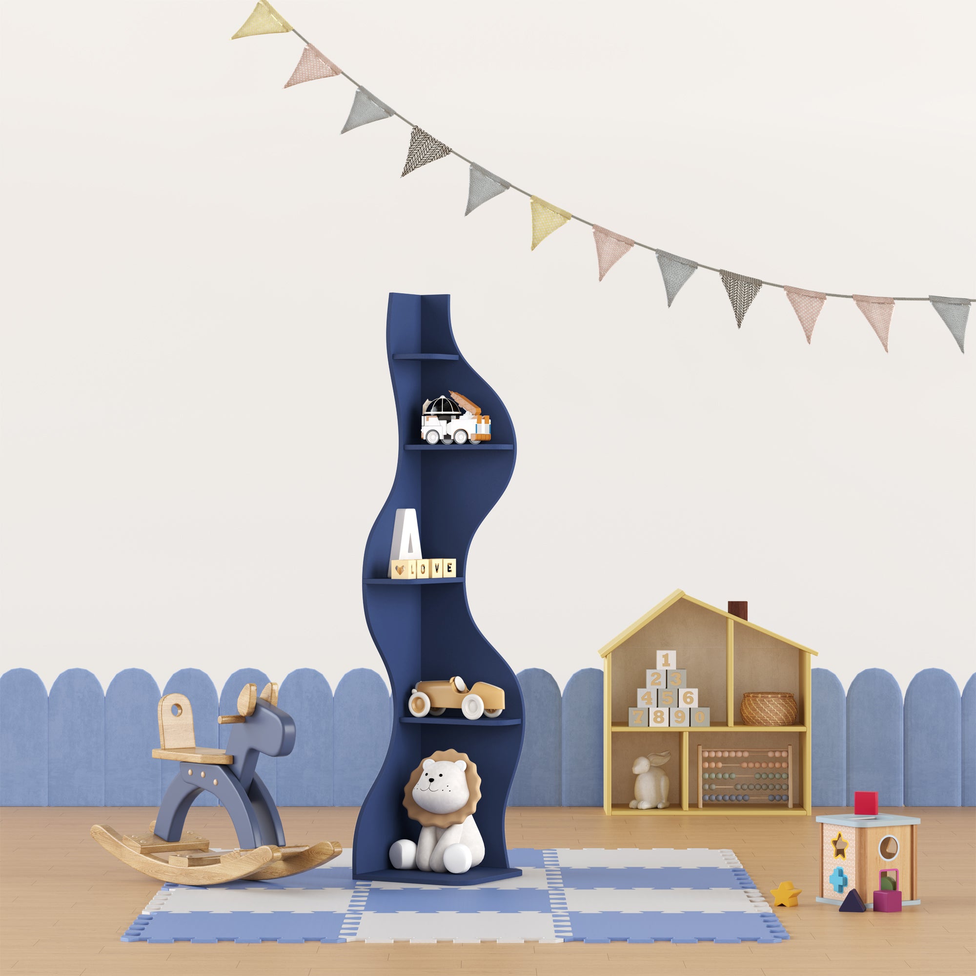 YOWOS Viva La Vida Series Flamenco Wave Display Shelf