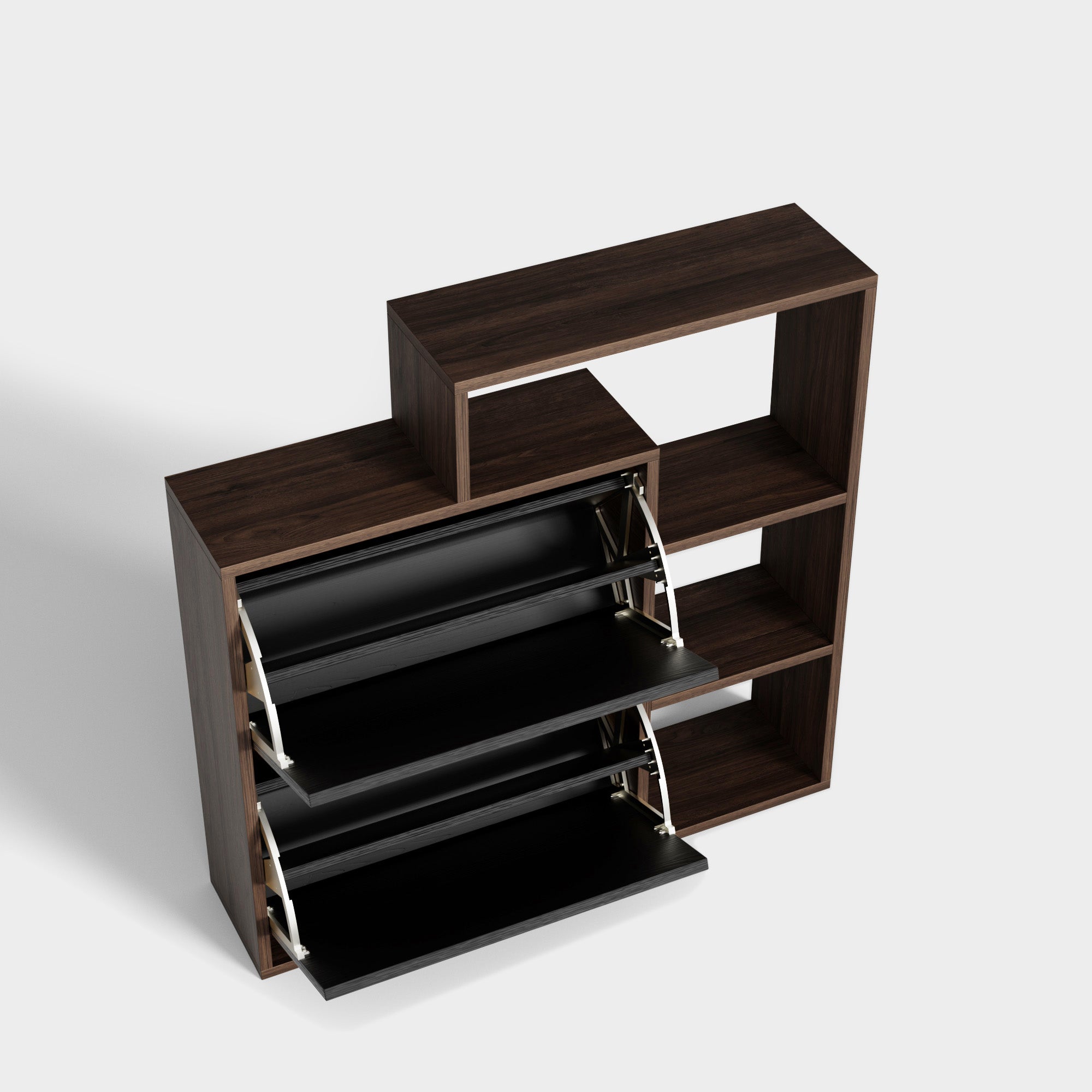 YOWOS Entryway Shoe Rack Shoe Cabinet With Flip-Drawer-Clearance Sale-7 left