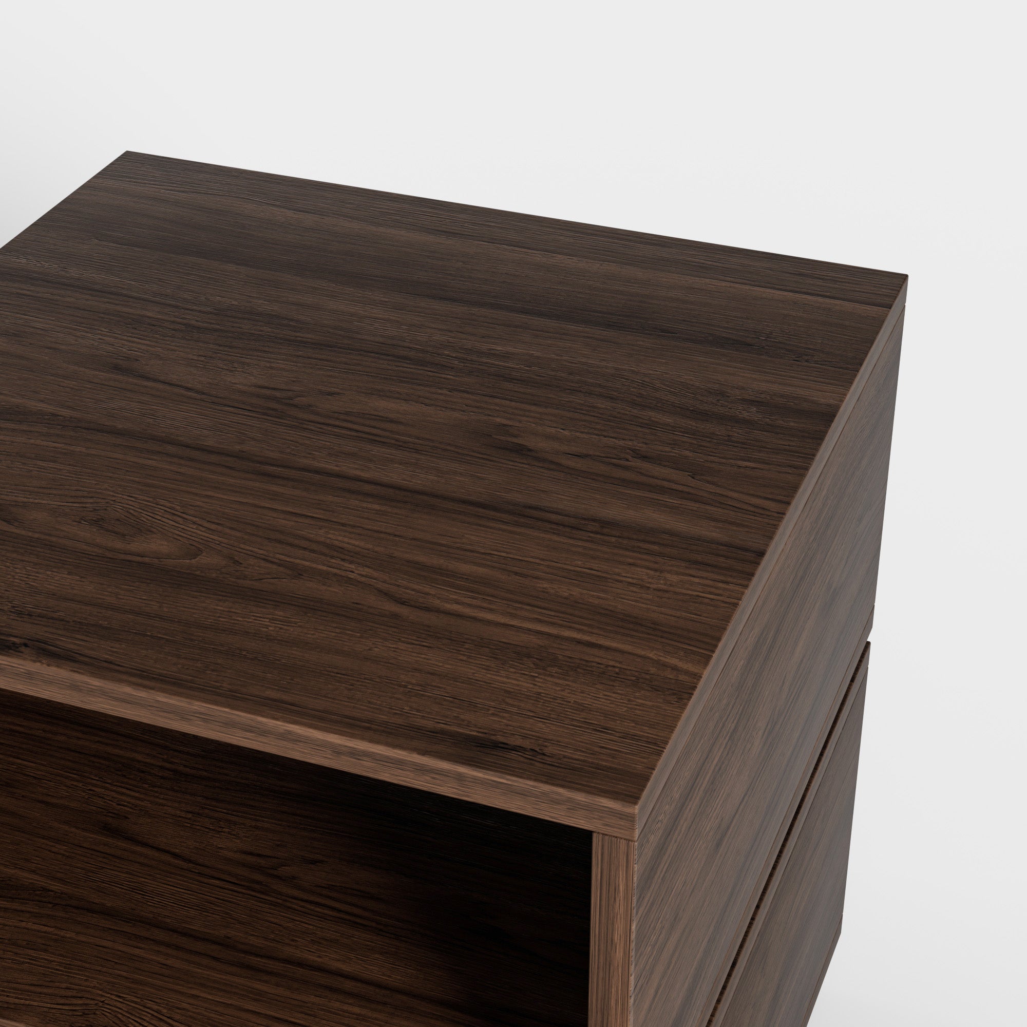 YOWOS 2-Tier Square Rotating Accent Bedside Table-Clearance Sale-7 left