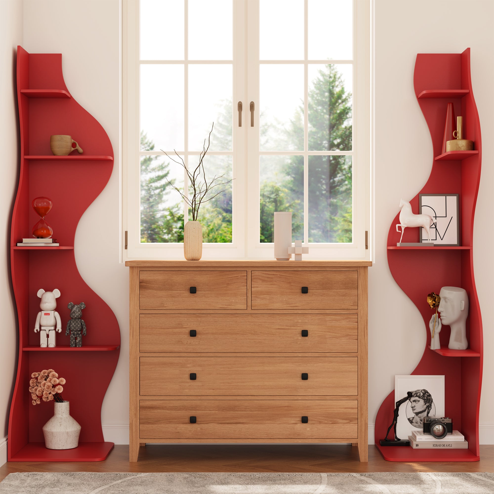 YOWOS Viva La Vida Series Flamenco Wave Display Shelf