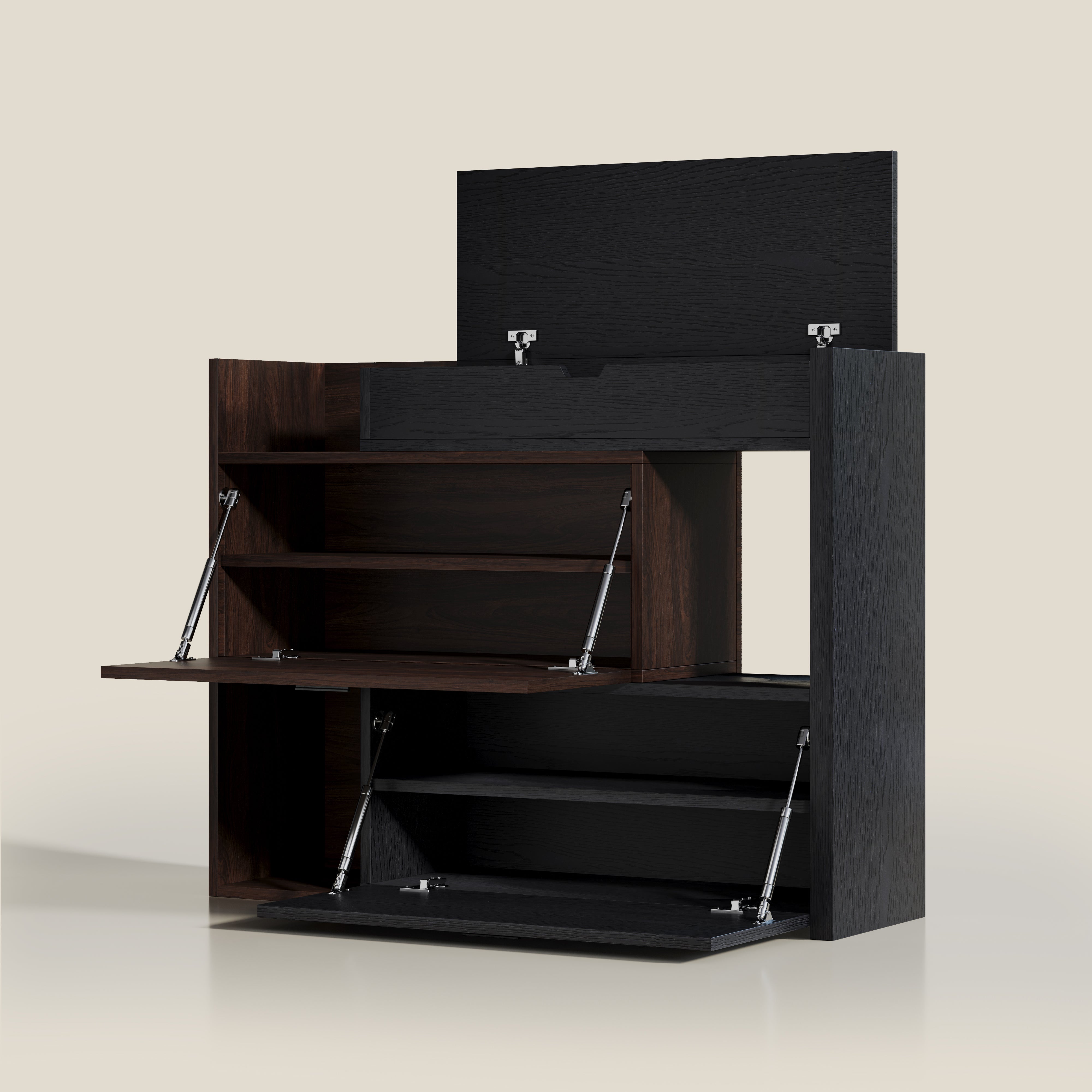 YOWOS Entryway Shoe Cabinet Storage Telescopic Shoe Rack-Clearance Sale-4 left