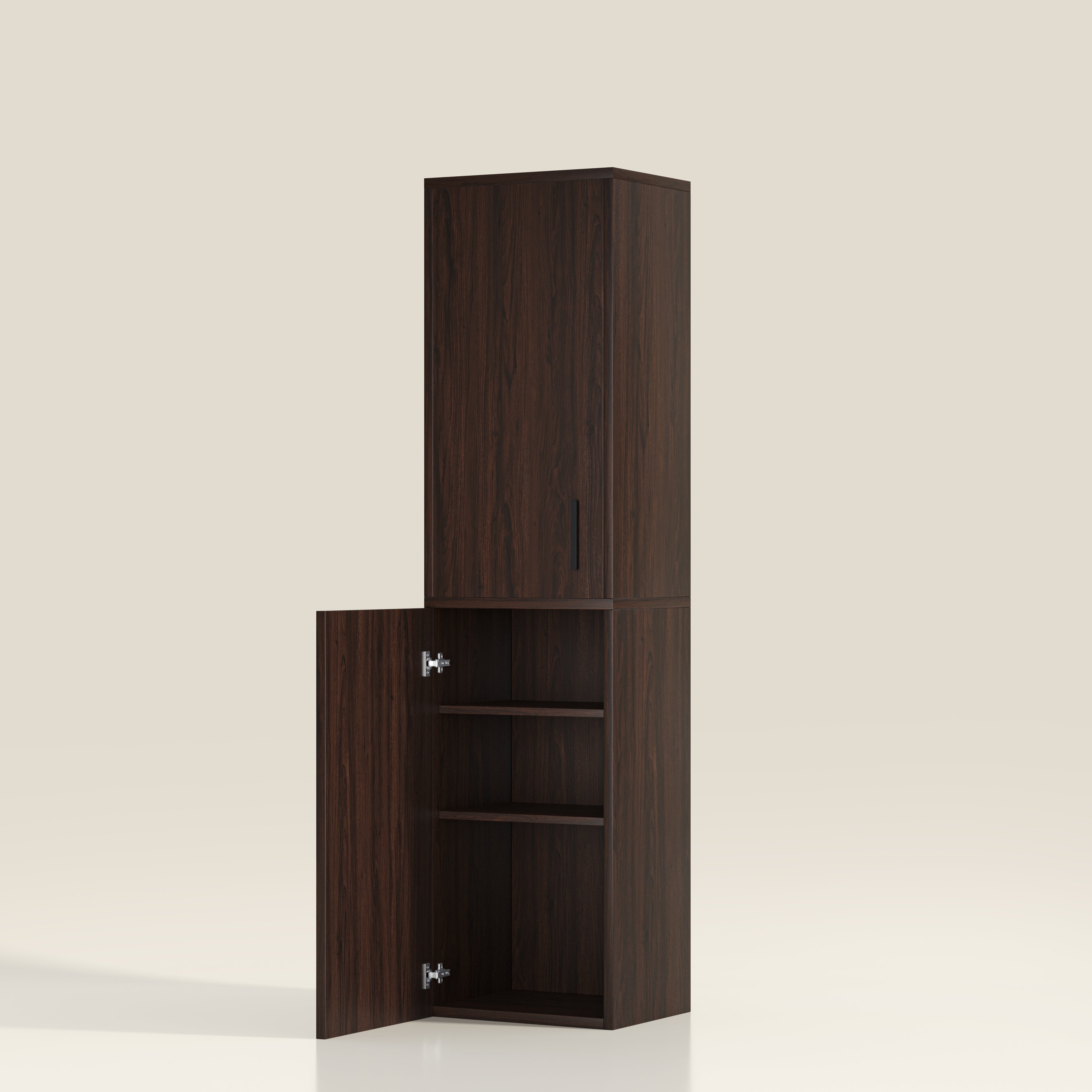 YOWOS 7-Tier Tall Wood Shoe Storage Cabinet with Doors-Clearance Sale-9 left