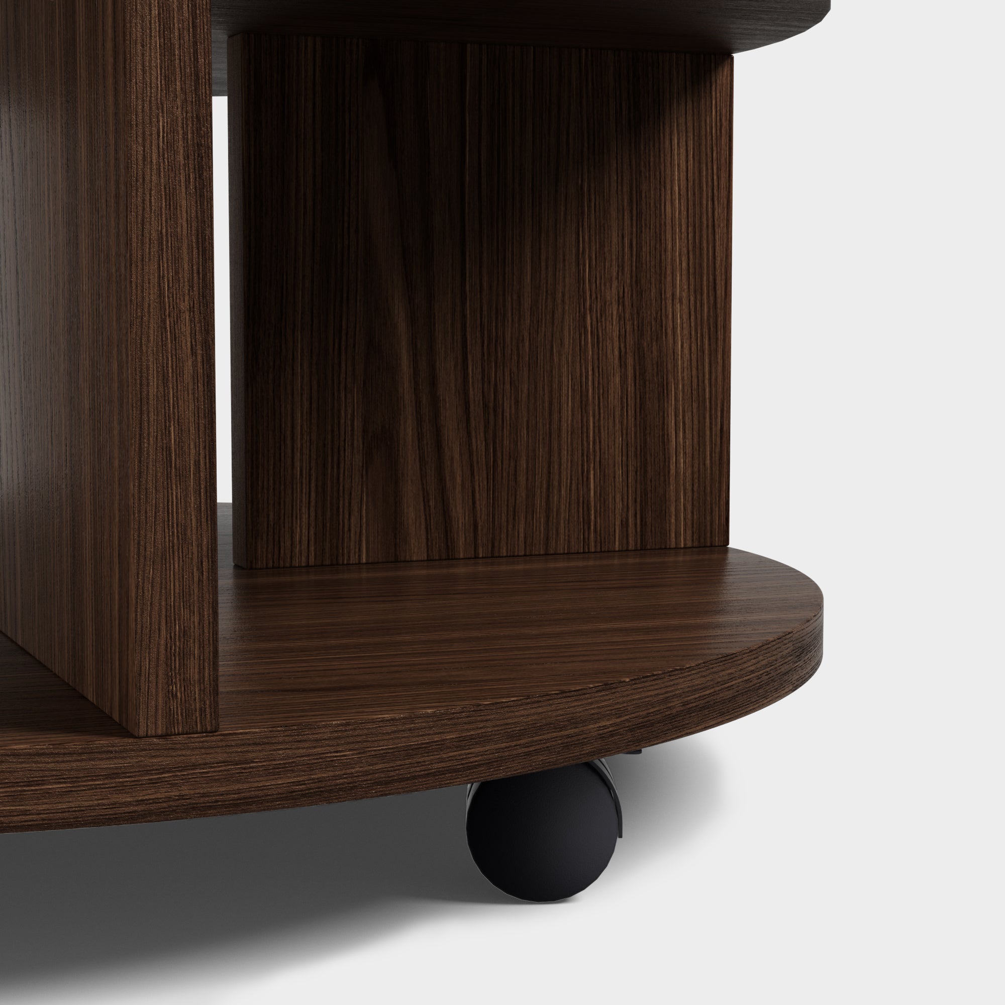 YOWOS Vintage Round Rotating Shoe Rack Tower On Wheels-Clearance Sale-3 left