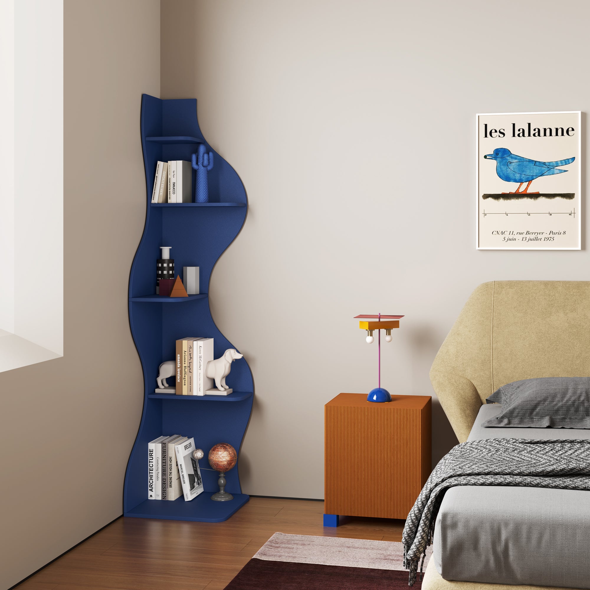 YOWOS Viva La Vida Series Flamenco Wave Display Shelf