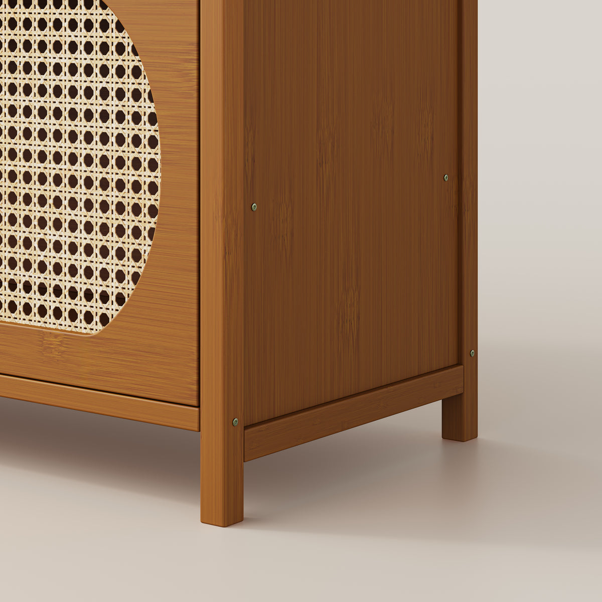 YOWOS Theia Rattan Storage Cabinet