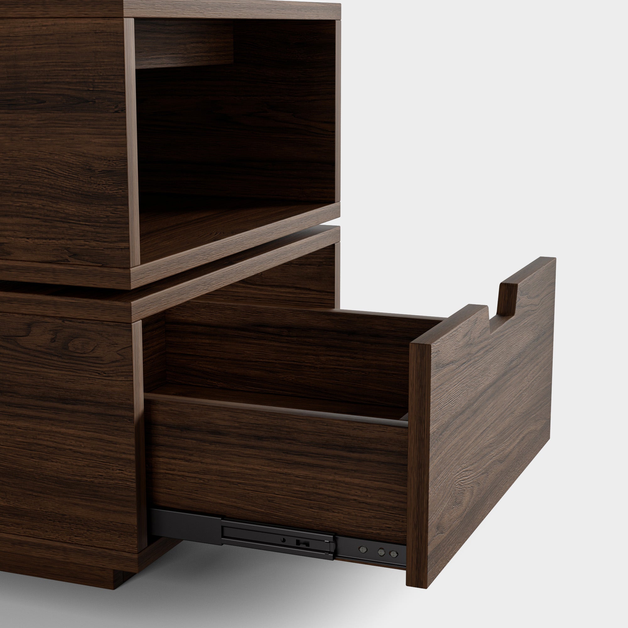 YOWOS 2-Tier Square Rotating Accent Bedside Table-Clearance Sale-7 left