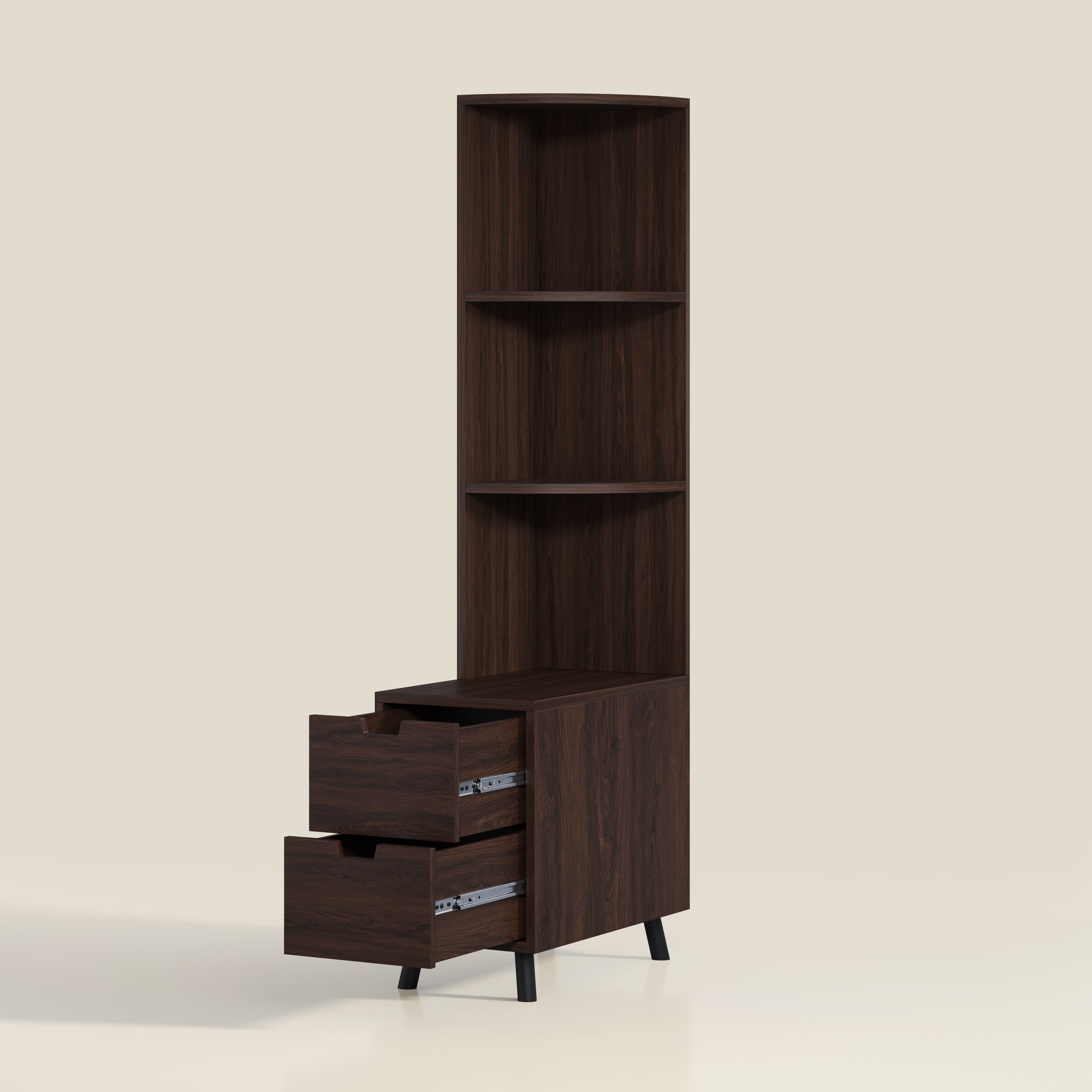 YOWOS Tall Bedside Table Bookshelf with Drawers-Clearance Sale-7 left