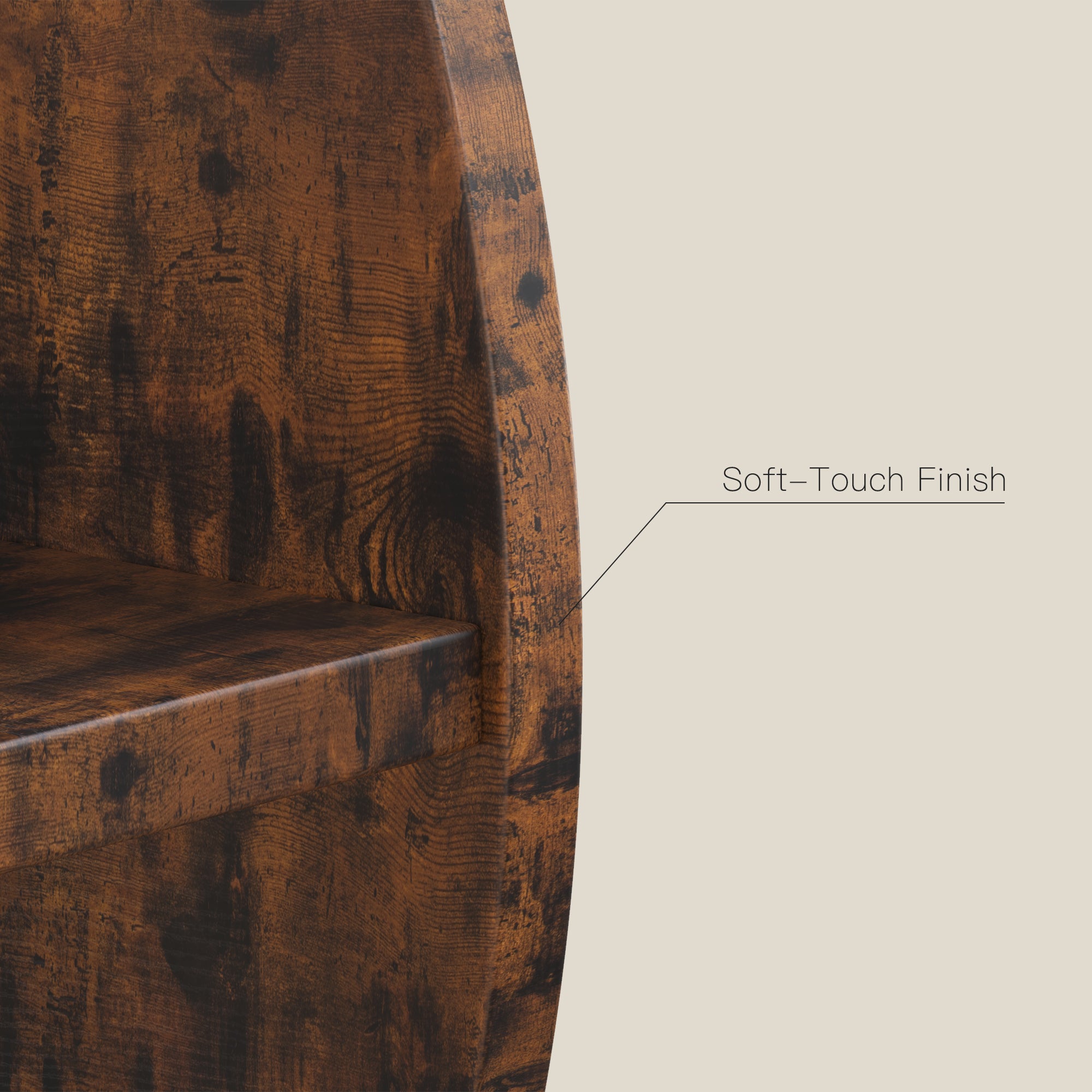 YOWOS Flamenco Wave Display Shelf 69.4