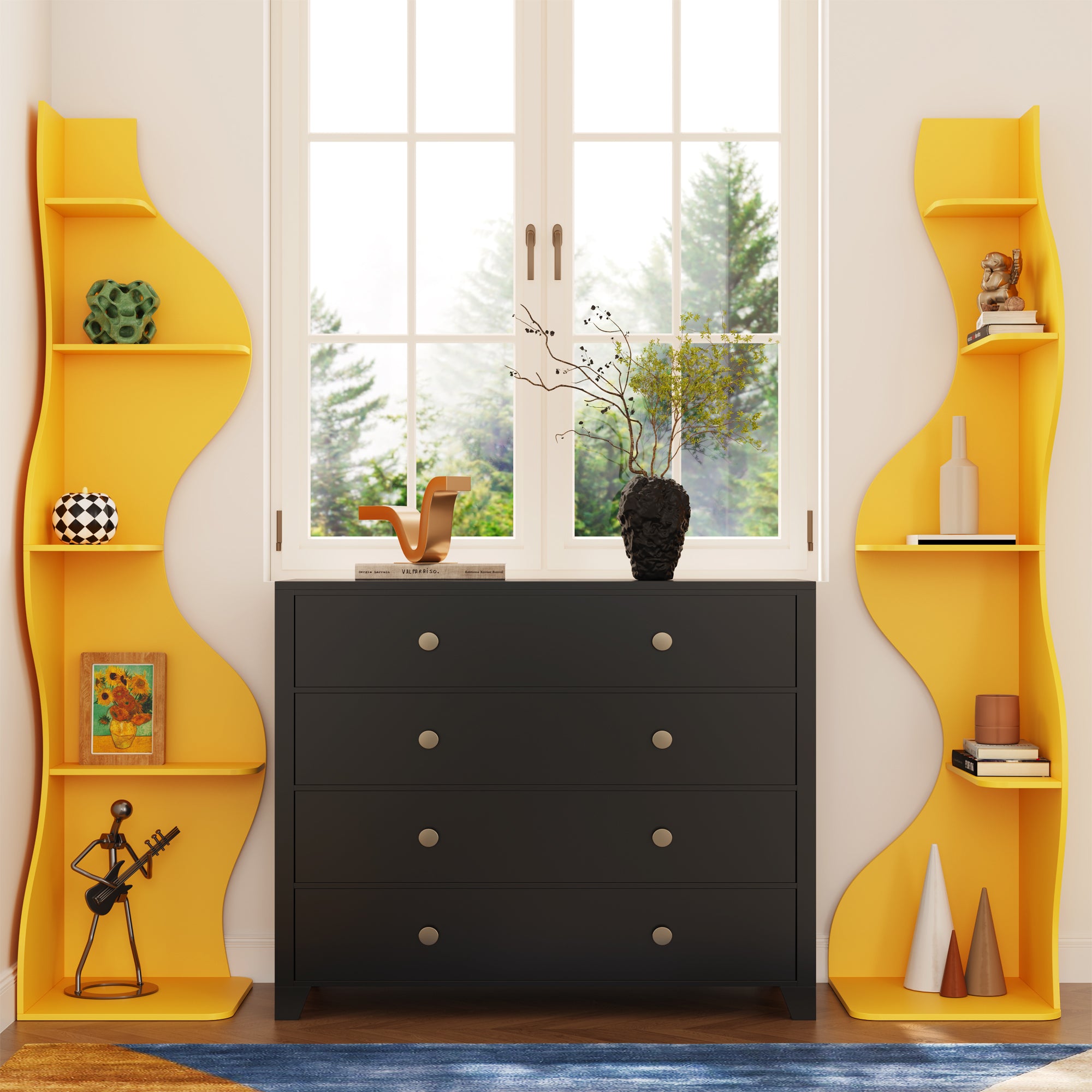 YOWOS Viva La Vida Series Flamenco Wave Display Shelf