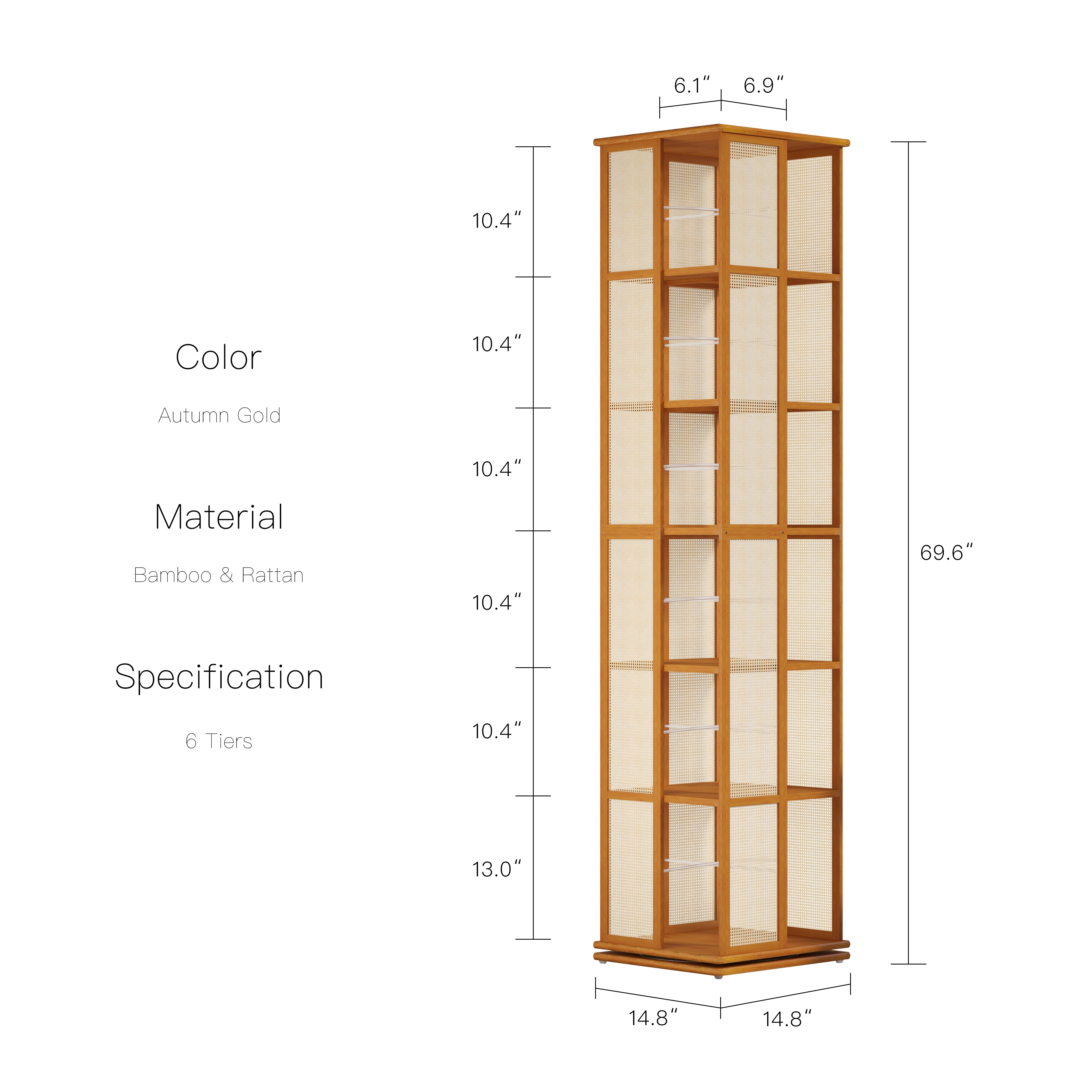 YOWOS Meridian No.3 360° Rotating Storage Rack