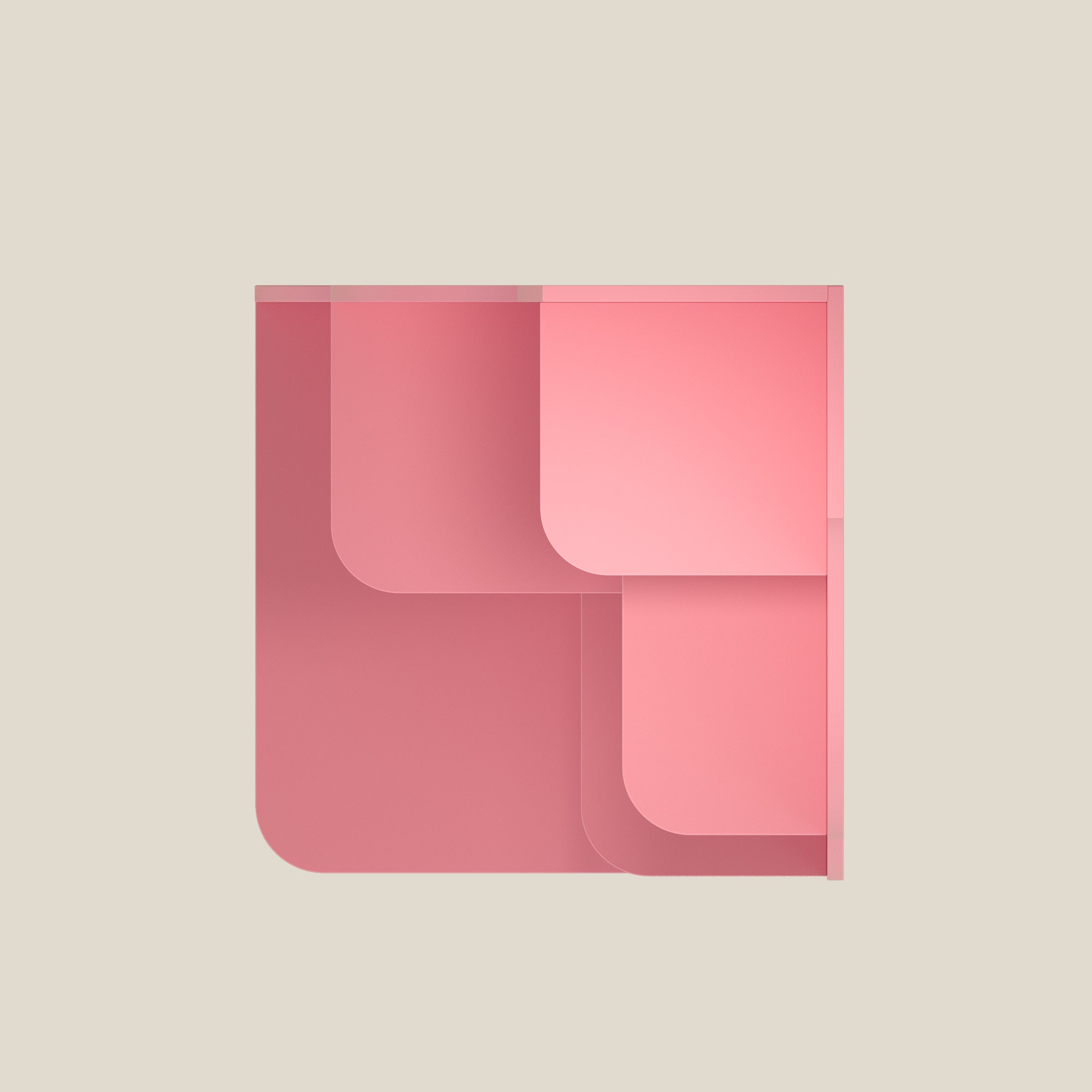 YOWOS Flamenco Wave Display Shelf 53.6