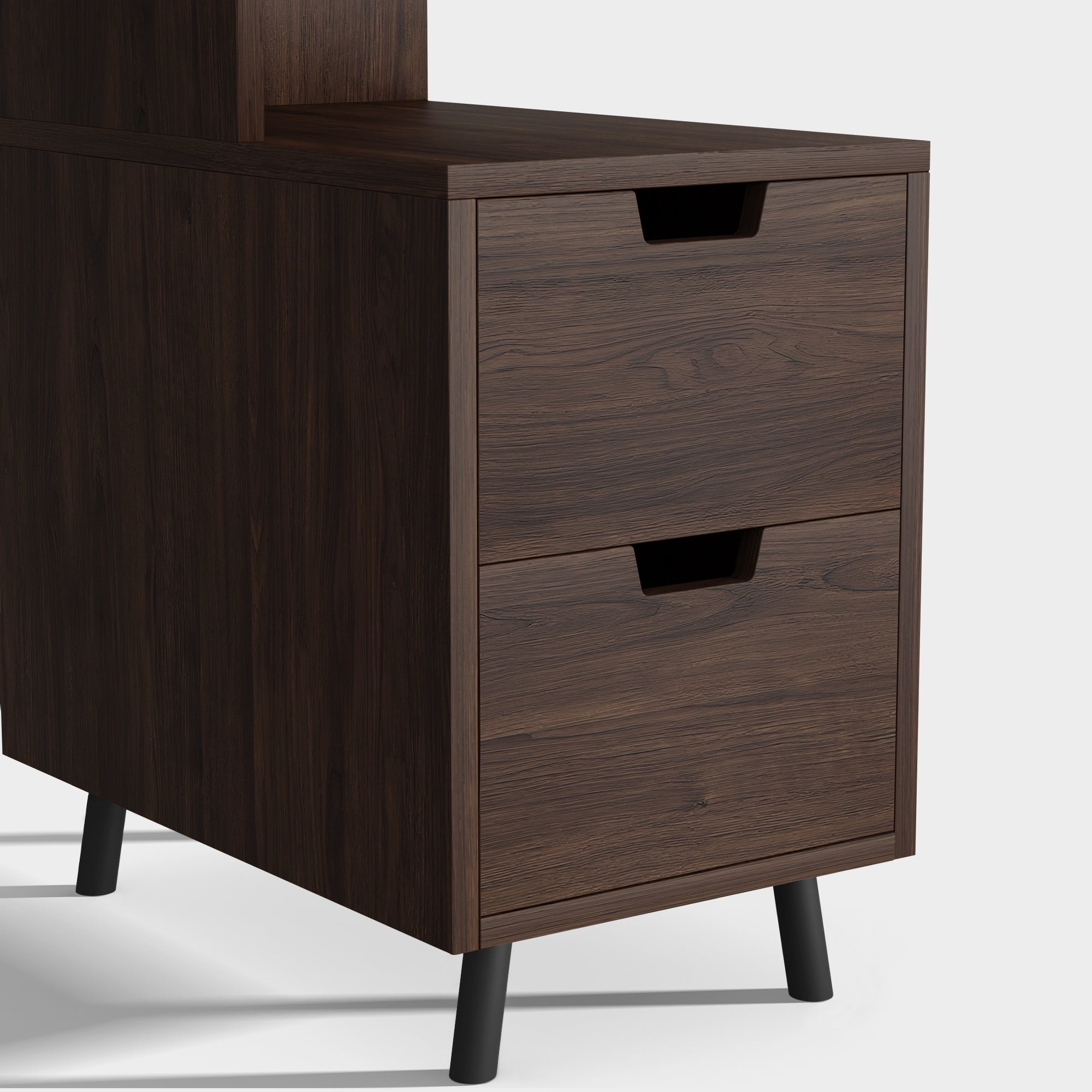 YOWOS Tall Bedside Table Bookshelf with Drawers-Clearance Sale-3 left