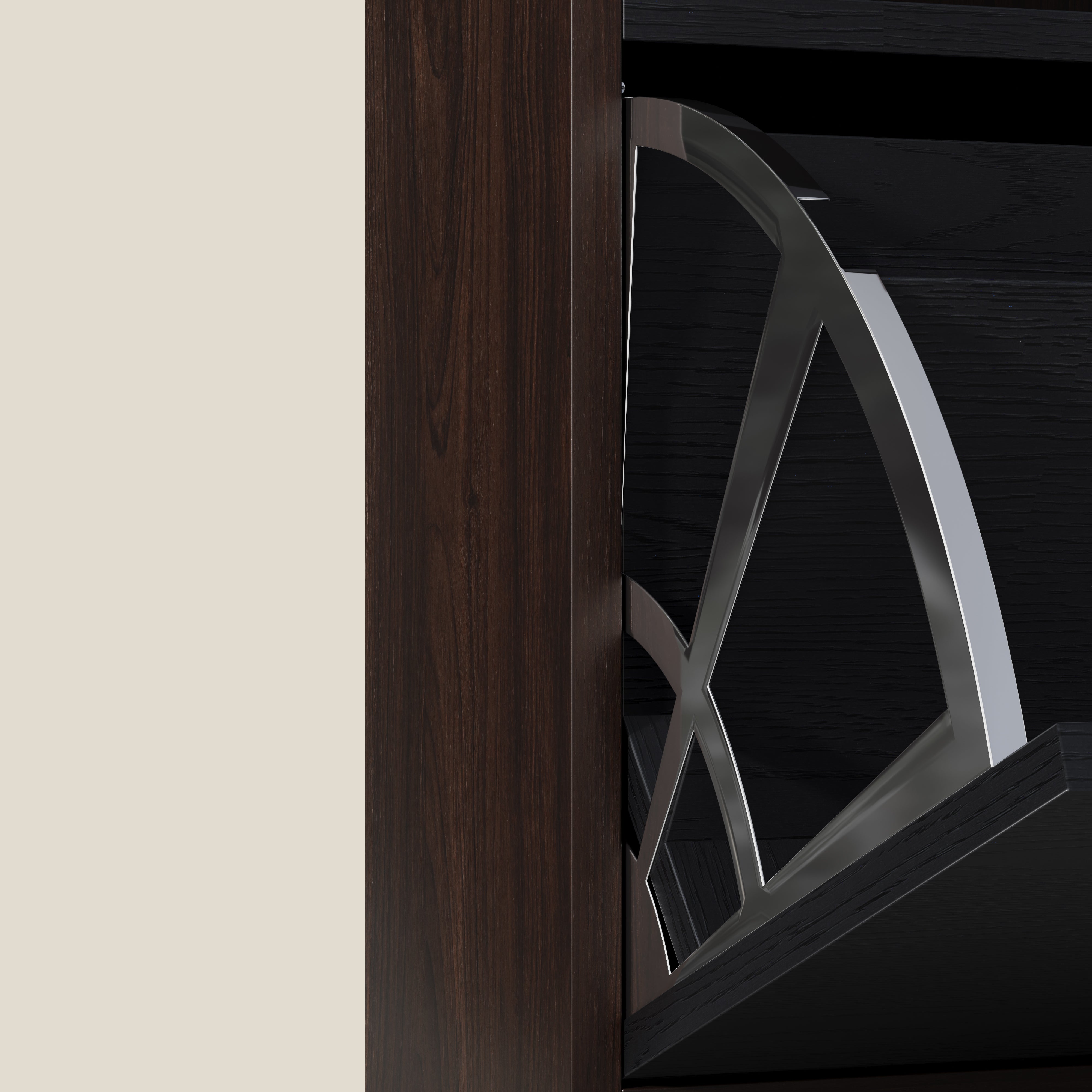 YOWOS Entryway Shoe Rack Shoe Cabinet With Flip-Drawer-Clearance Sale-7 left