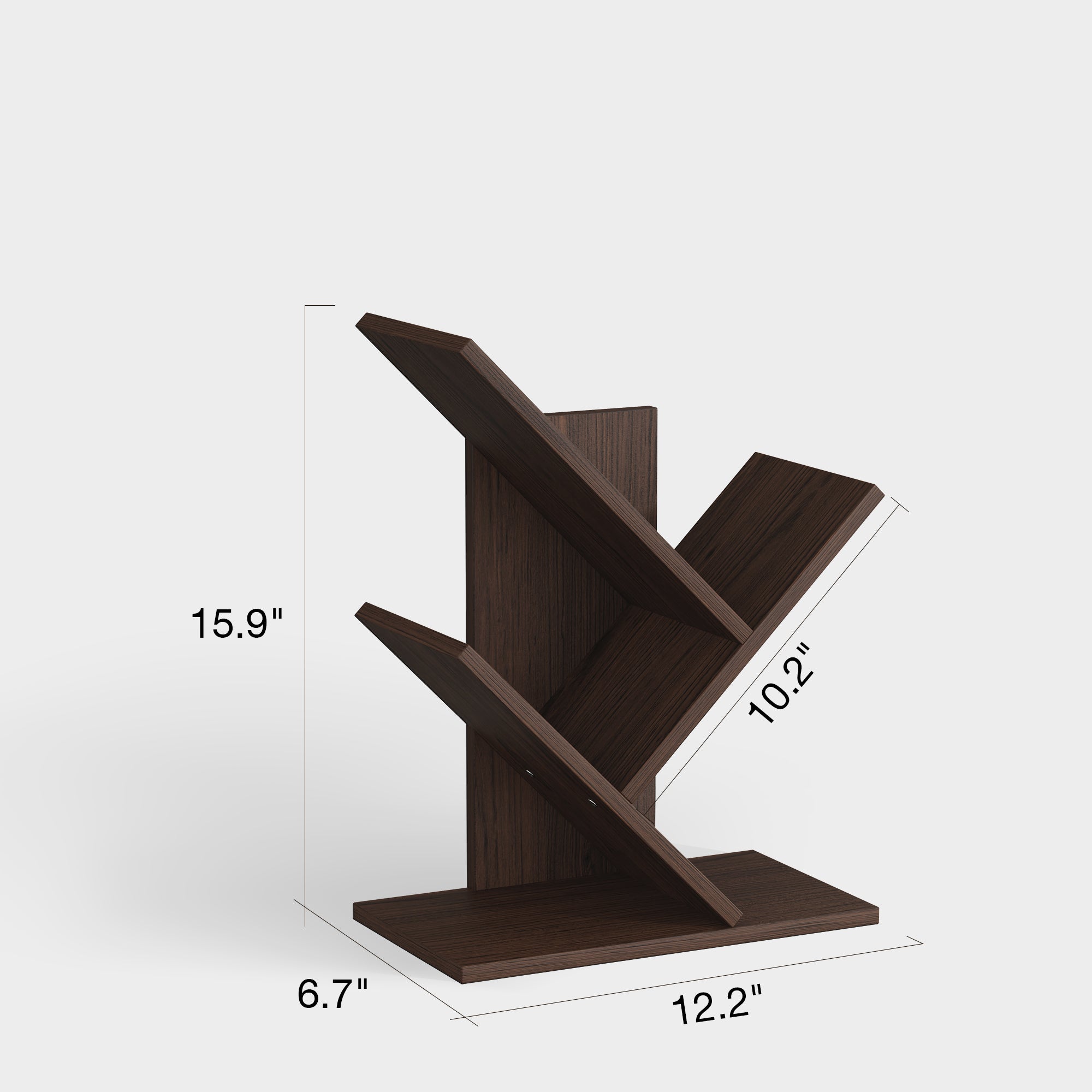 YOWOS Compact Tree Tabletop Small Bookshelf-Clearance Sale-7 left
