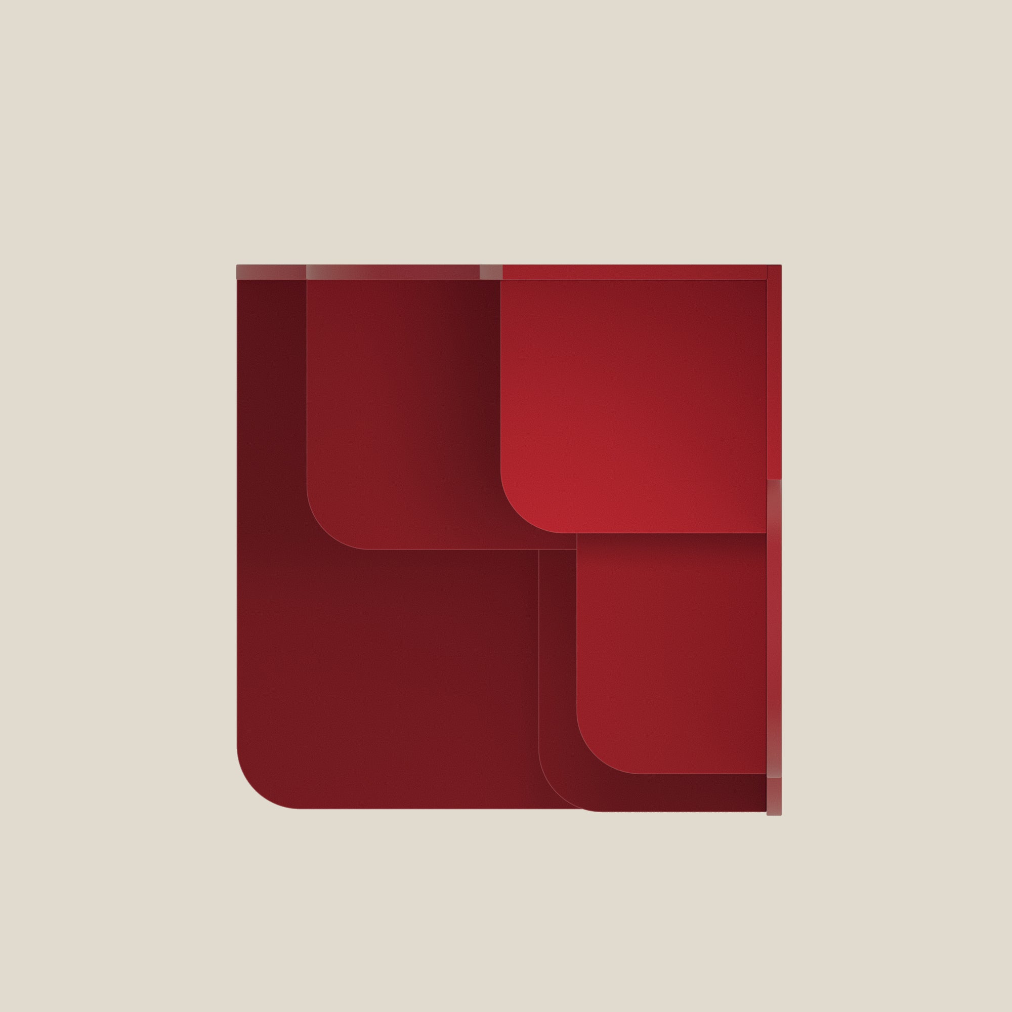 YOWOS Flamenco Wave Display Shelf 69.4