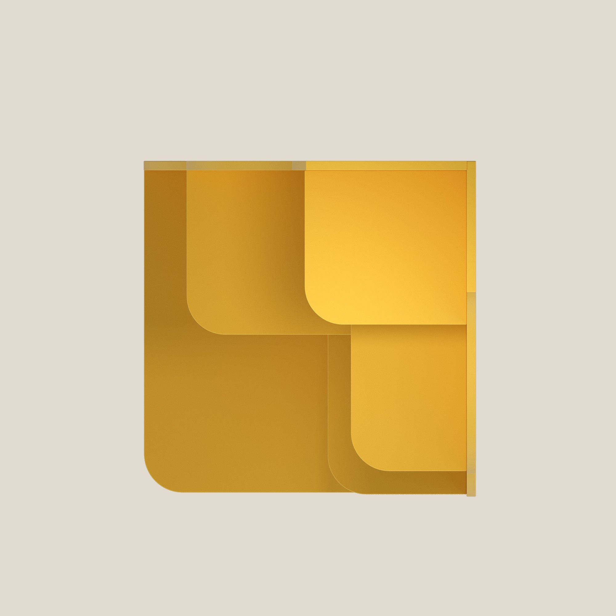 YOWOS Flamenco Wave Display Shelf 69.4