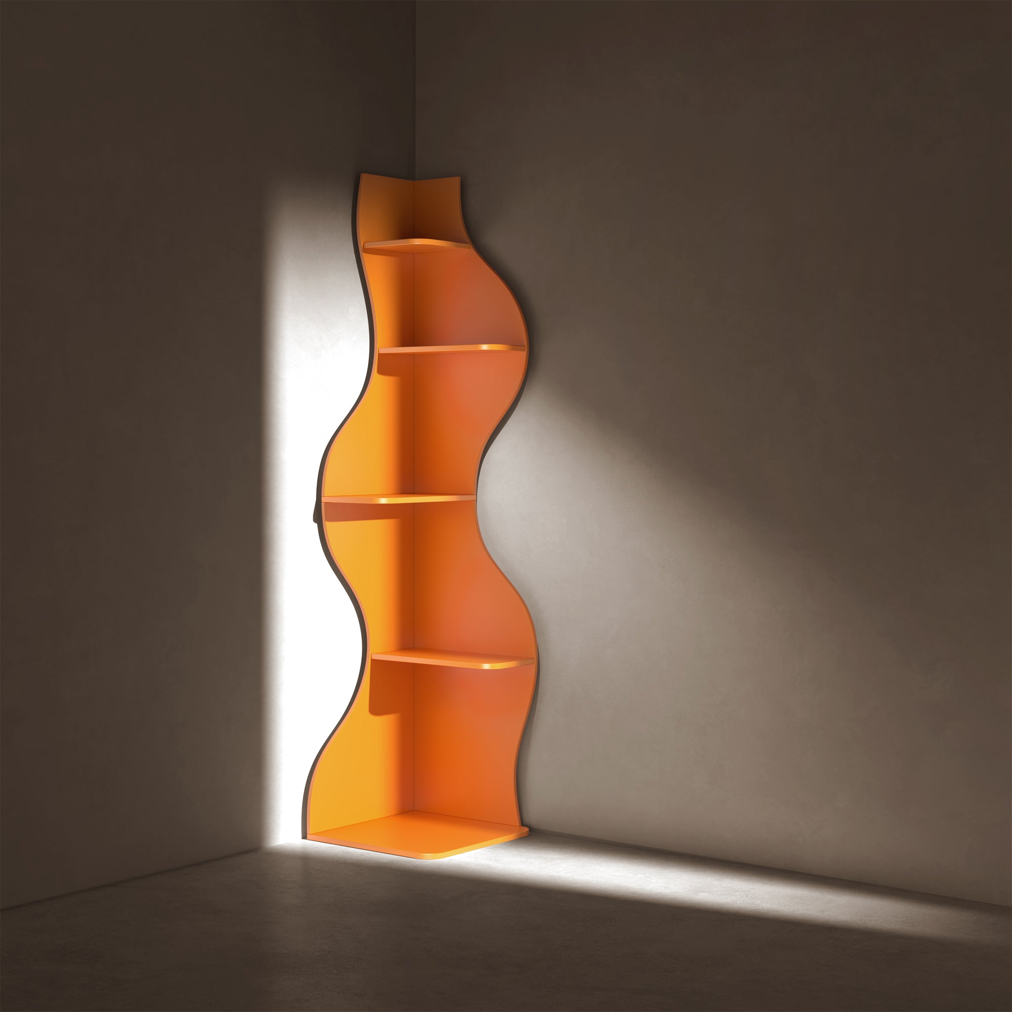 YOWOS Flamenco Wave Display Shelf 69.4