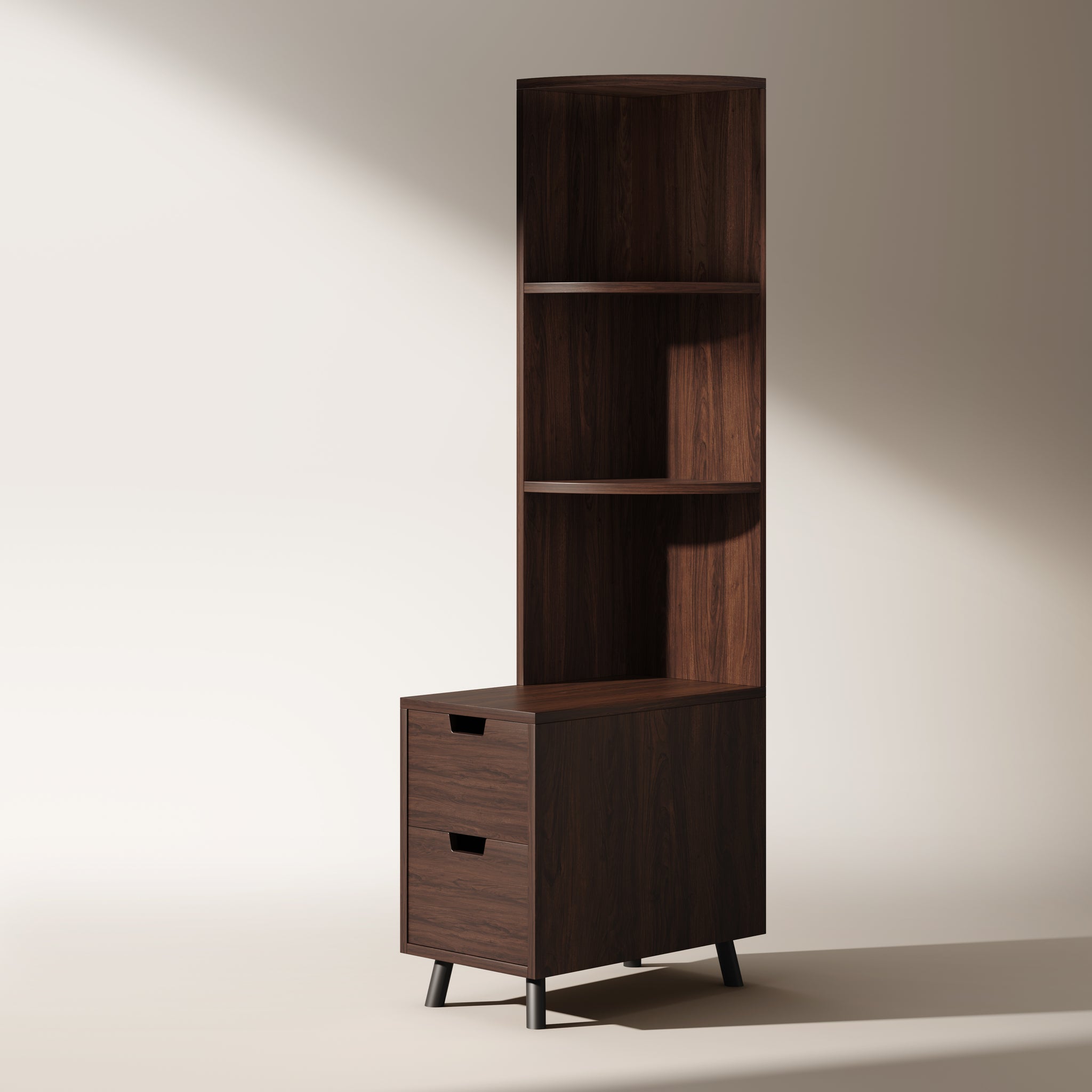 YOWOS Tall Bedside Table Bookshelf with Drawers-Clearance Sale-7 left