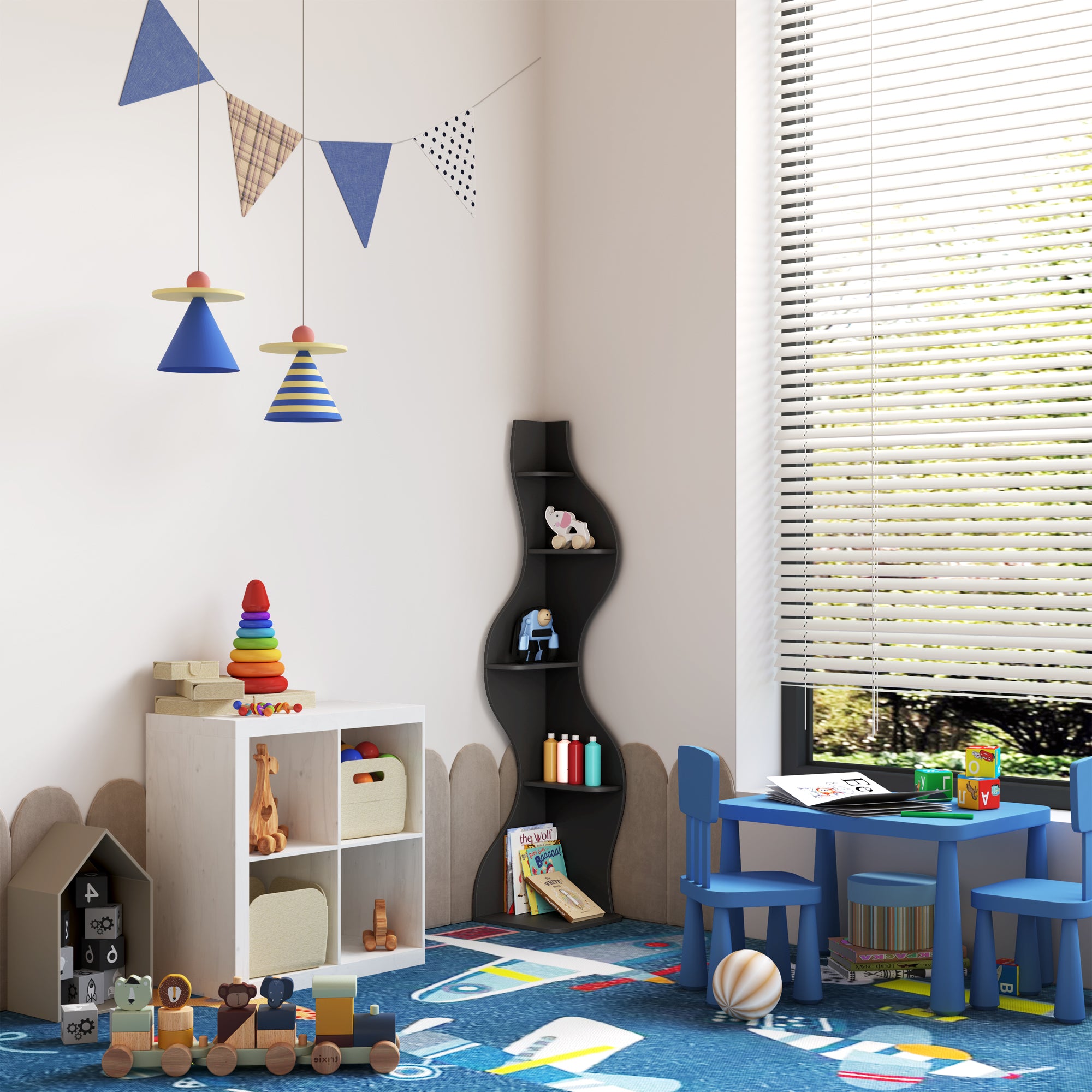 YOWOS Viva La Vida Series Flamenco Wave Display Shelf