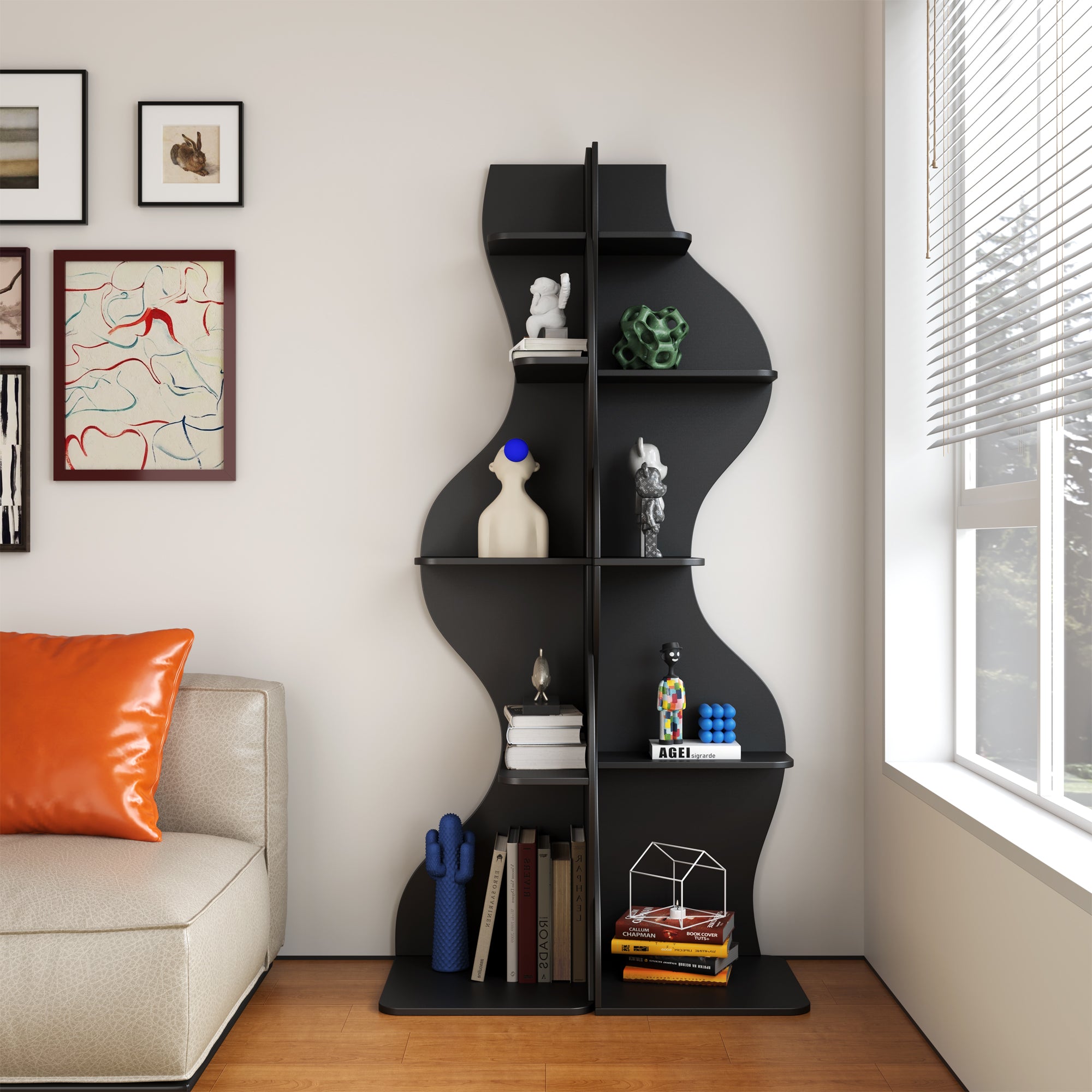 YOWOS Viva La Vida Series Flamenco Wave Display Shelf