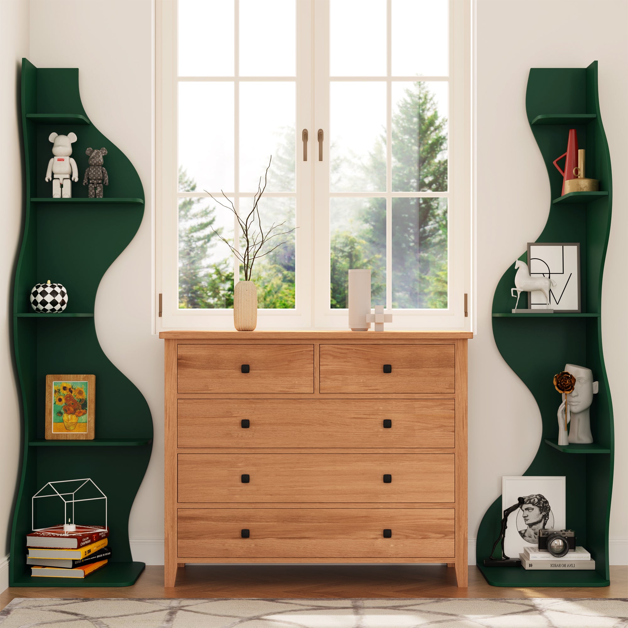 YOWOS Viva La Vida Series Flamenco Wave Display Shelf