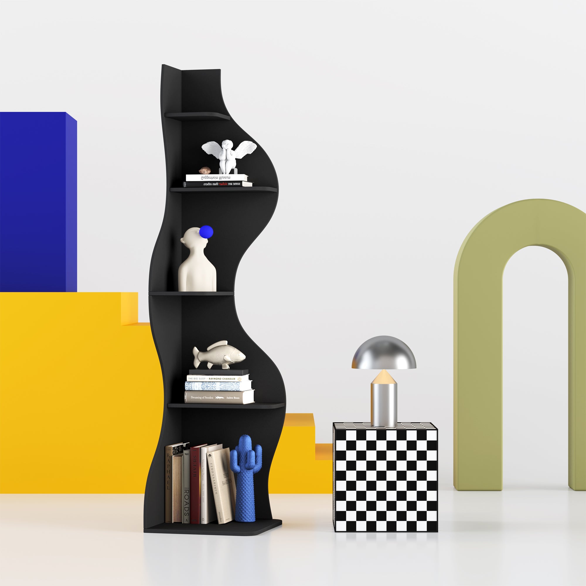 YOWOS Viva La Vida Series Flamenco Wave Display Shelf